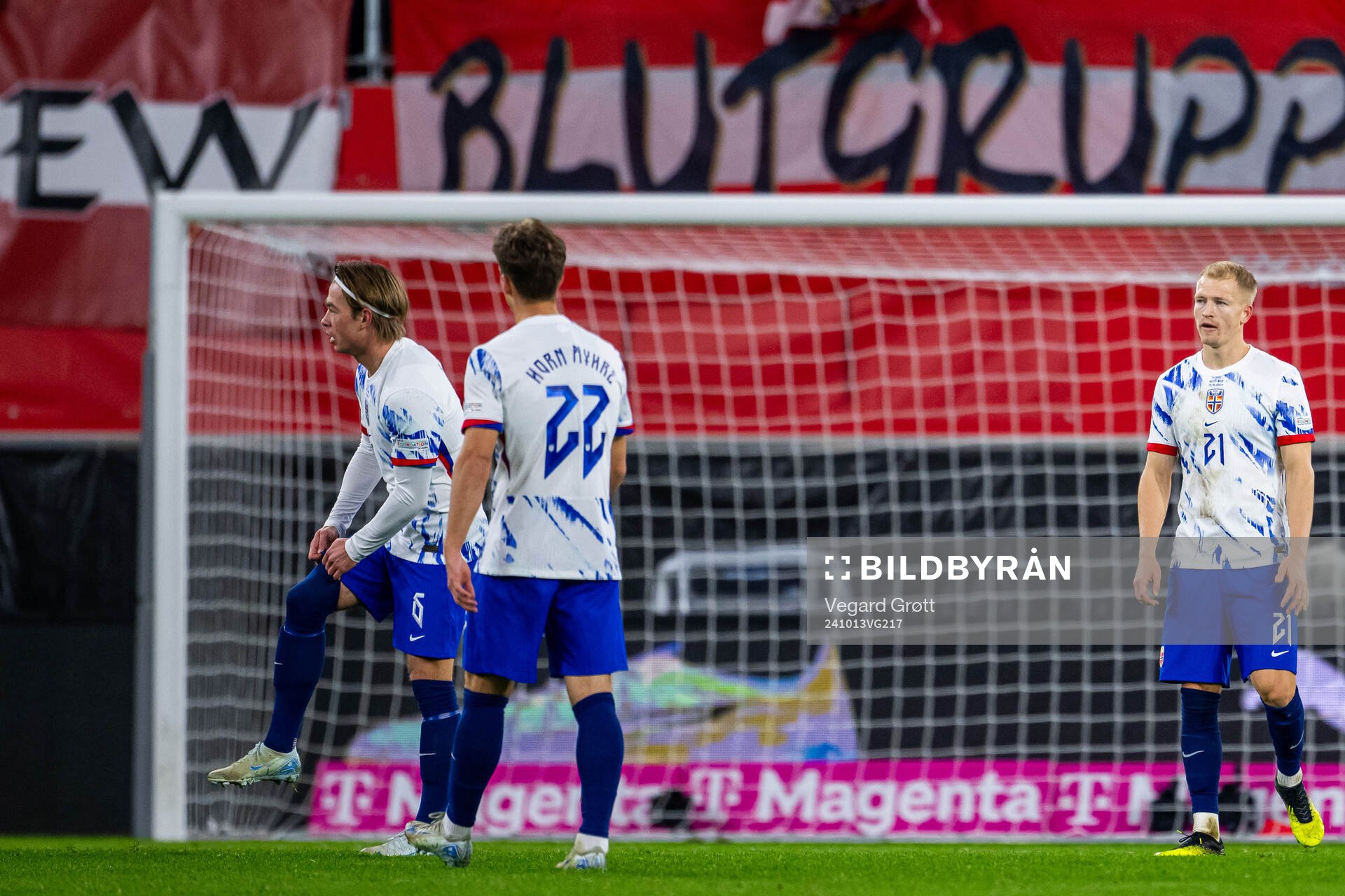 Andreas Hanche-Olsen of Norway looks dejected