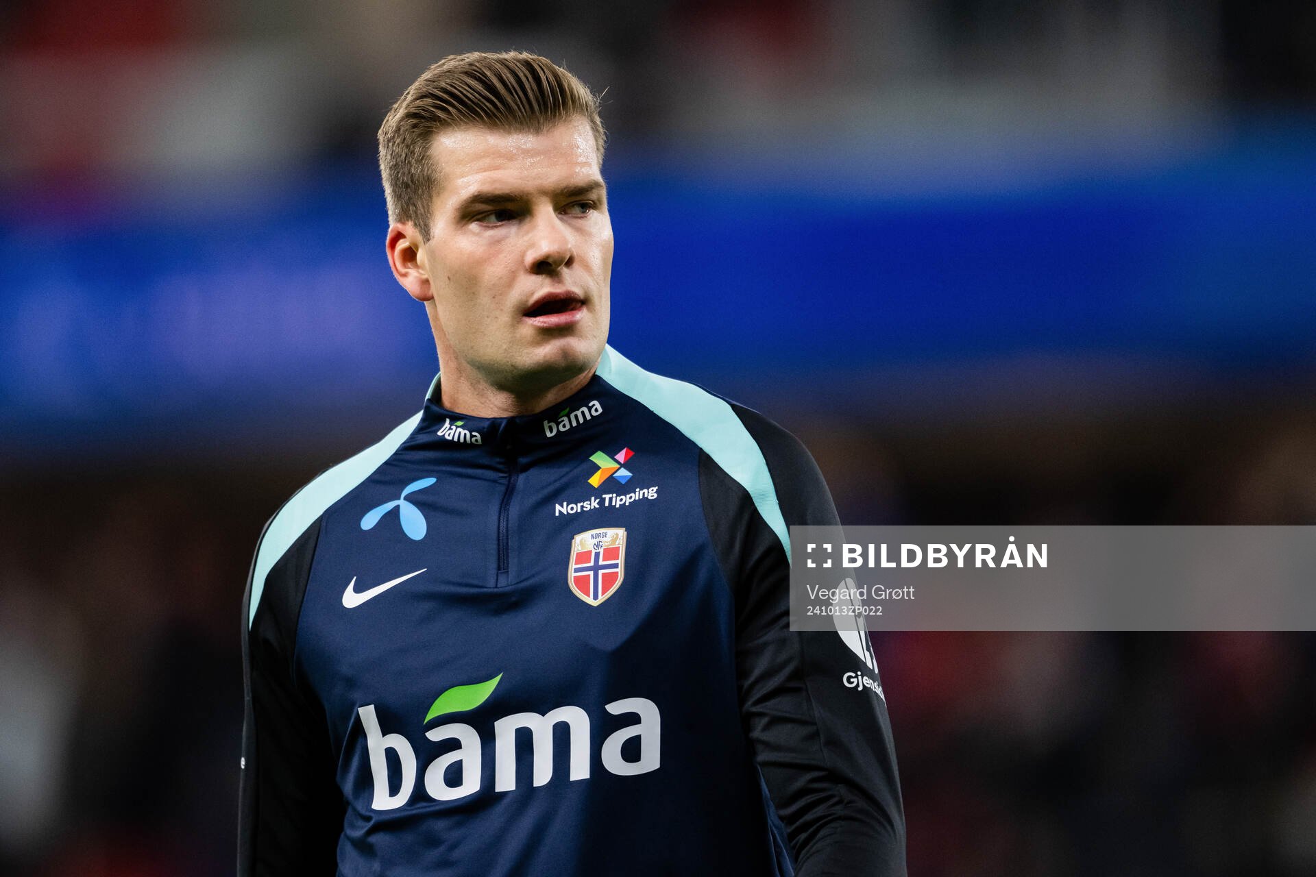 Alexander Sørloth of Norway