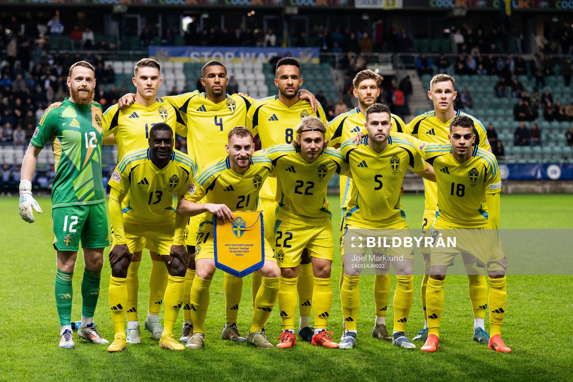 goalkeeper Viktor Johansson, Viktor Gyökeres, Isak Hien,