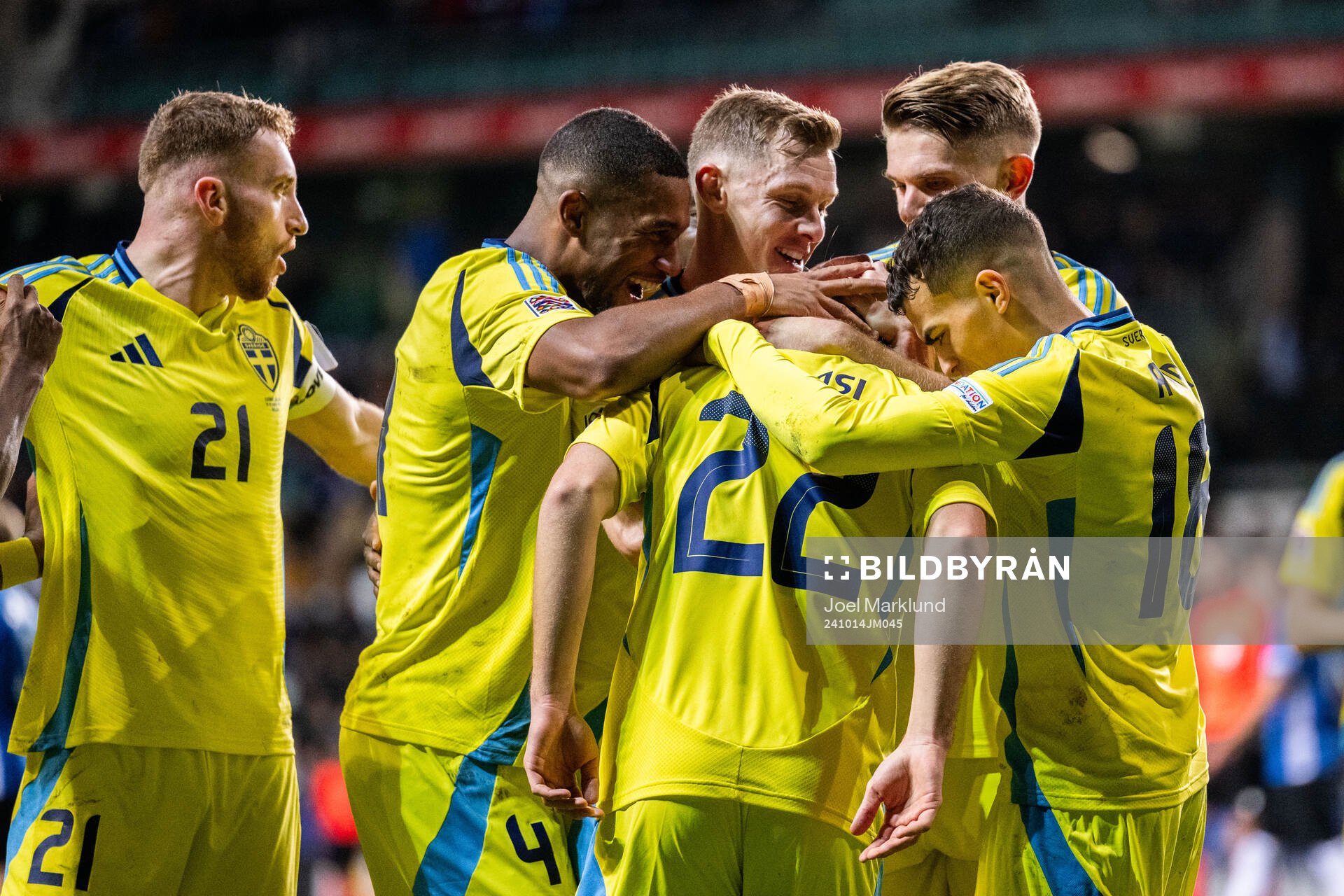 Dejan Kulusevski, Isak Hien, Emil Krafth, Sebastian Nanasi,