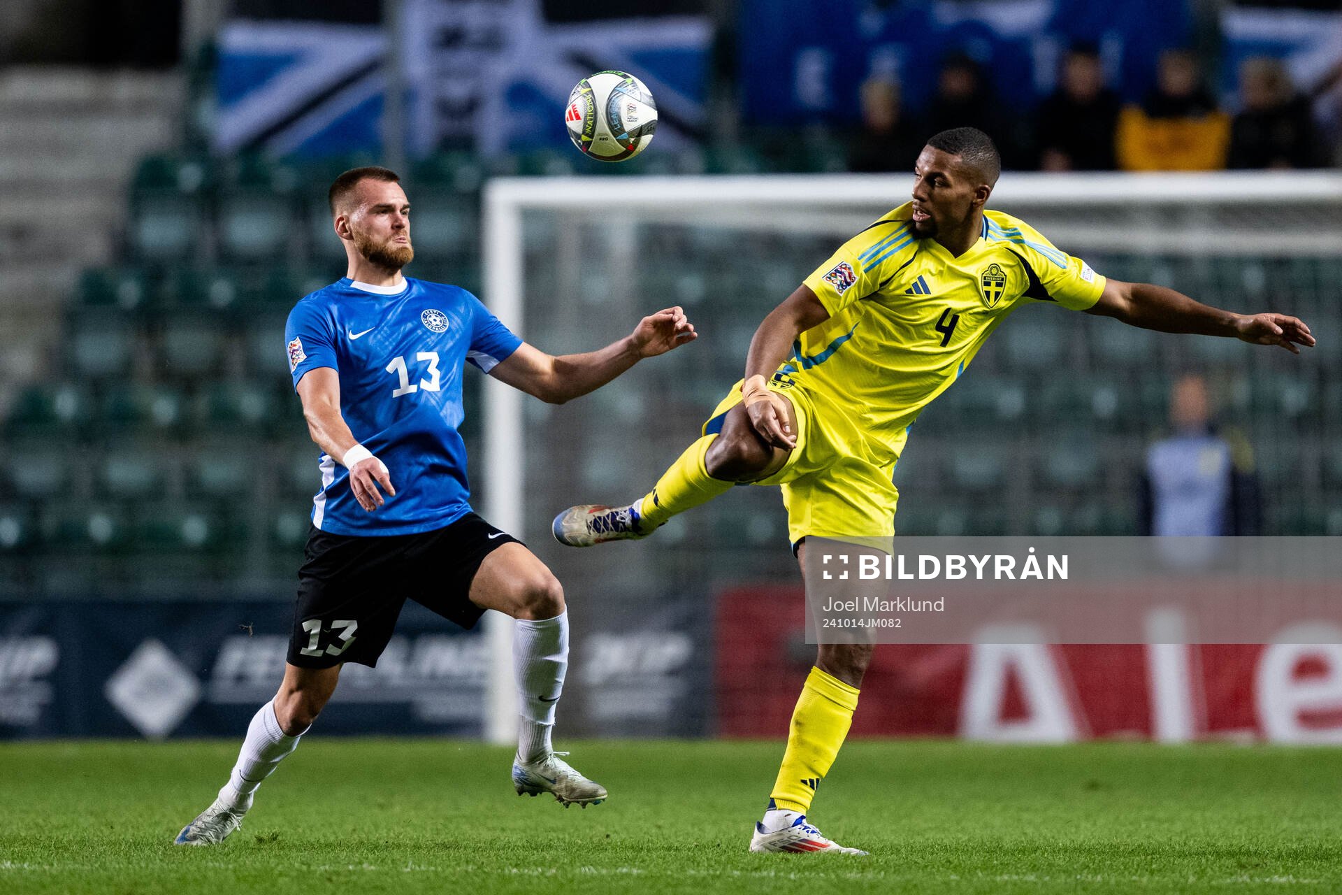 Alex Matthias Tamm of Estonia and Isak Hien +of Sweden