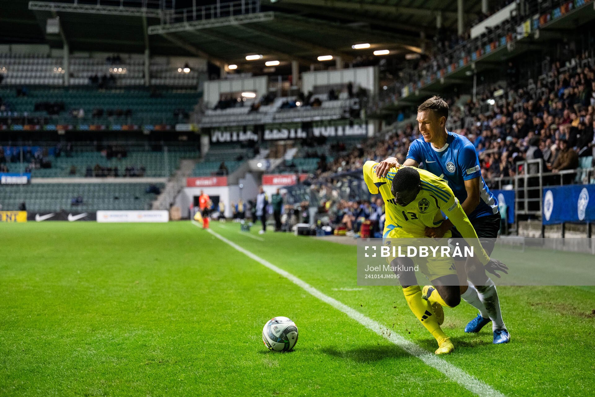 Ken Sema of Sweden and Rasmus Peetson of Estonia