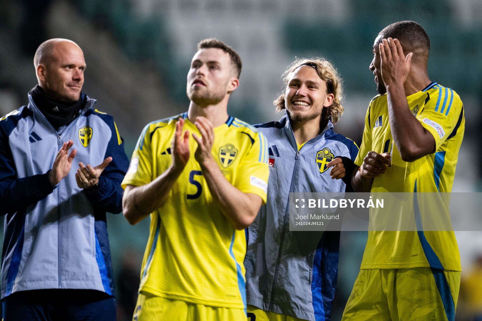 Gabriel Gudmundsson, Sebastian Nanasi and Isak Hien of