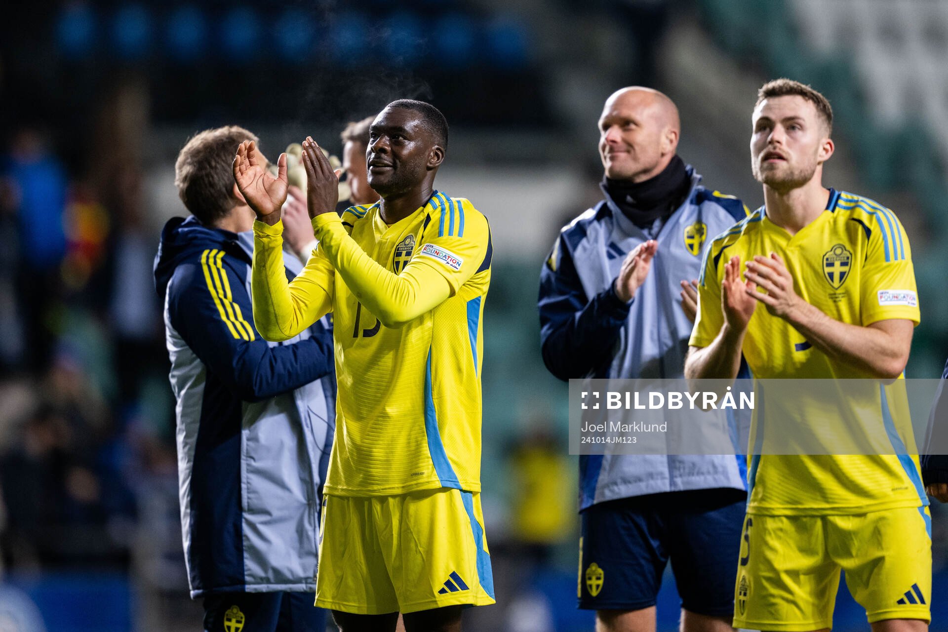 Ken Sema and Gabriel Gudmundsson of Sweden