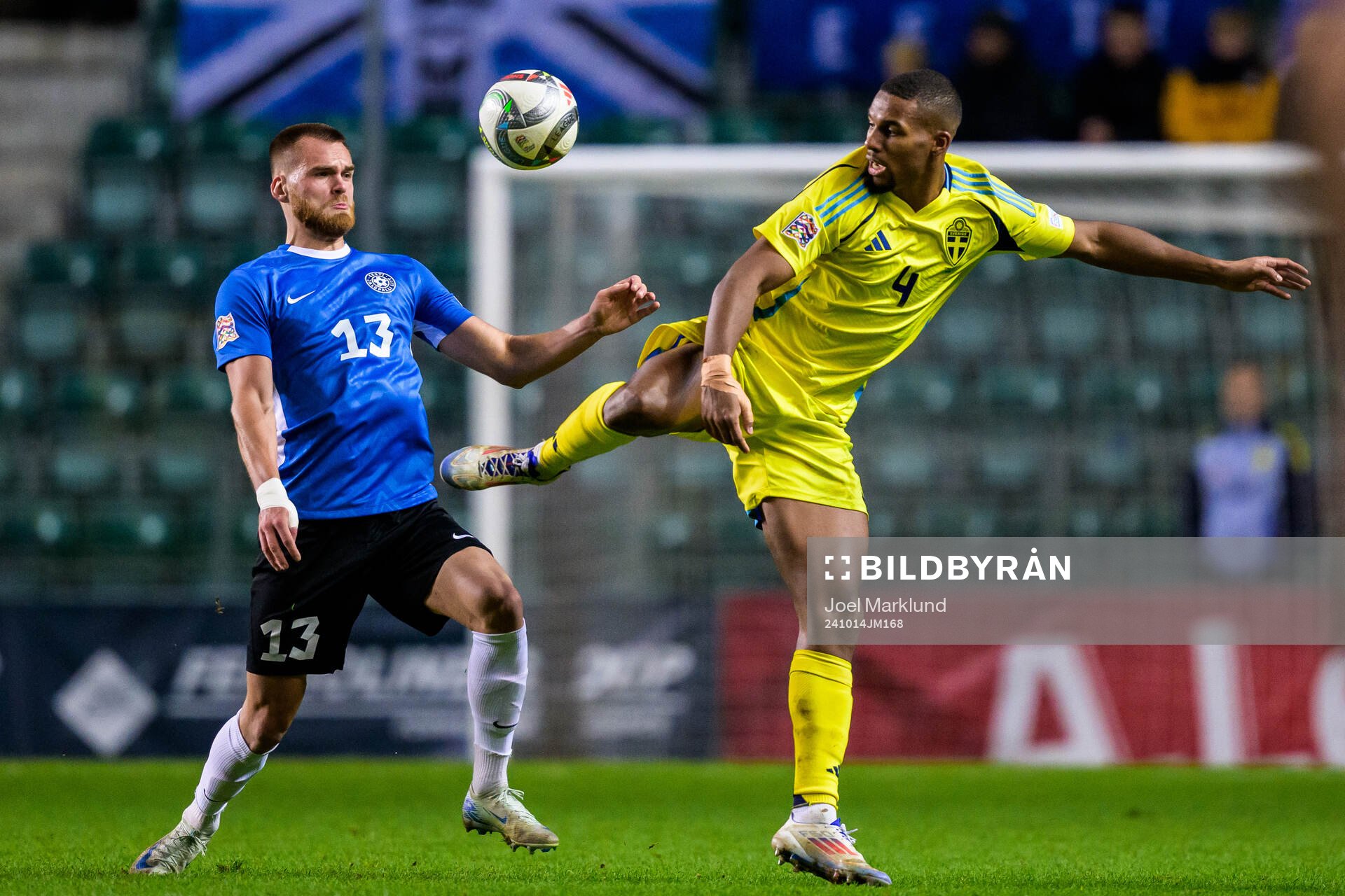 Alex Matthias Tamm of Estonia and Isak Hien of Sweden
