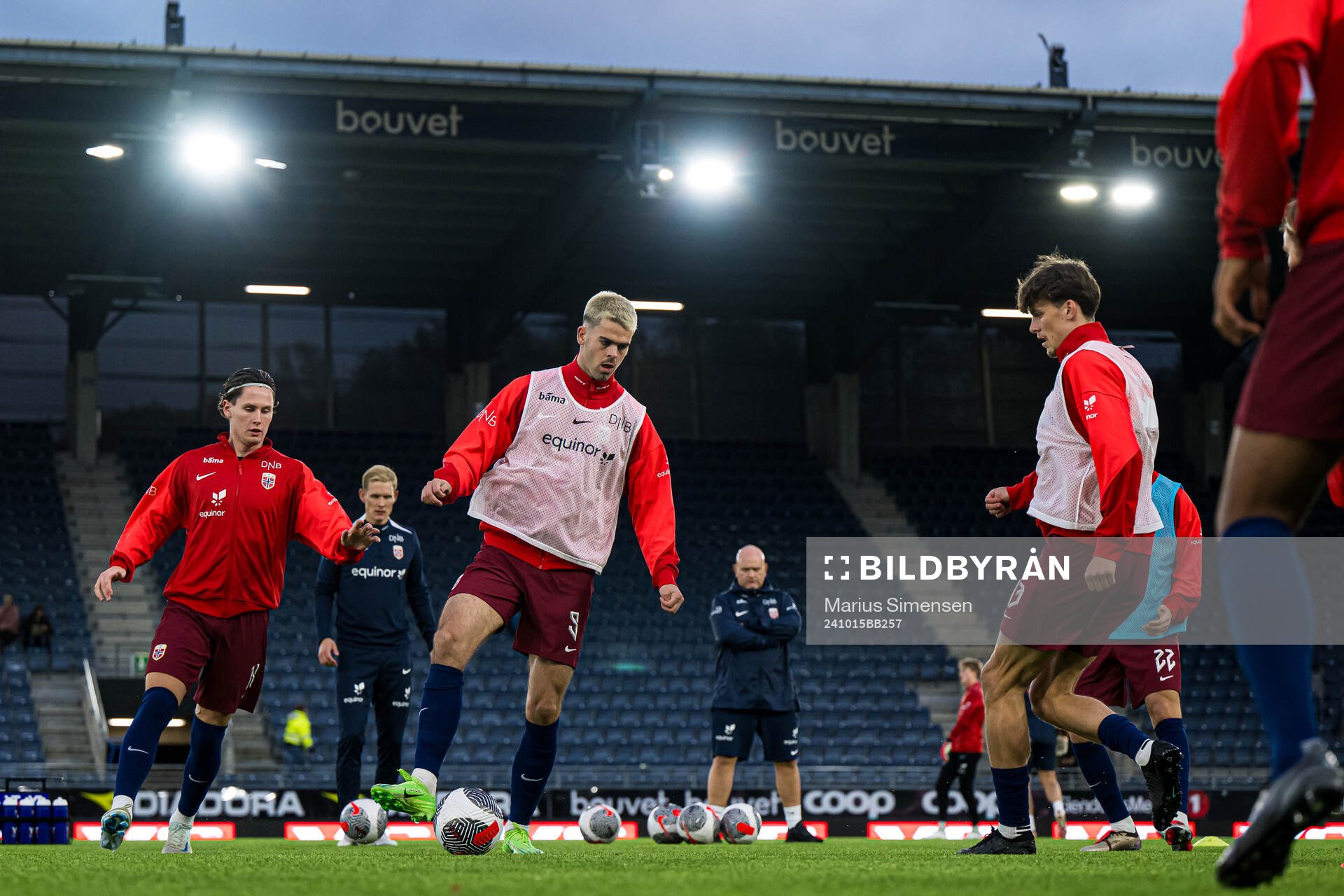 Lasse Nordås of Norway warms up