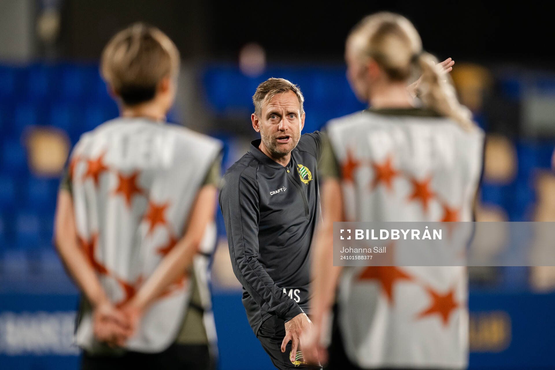 Head coach Martin Sjögren of Hammarby