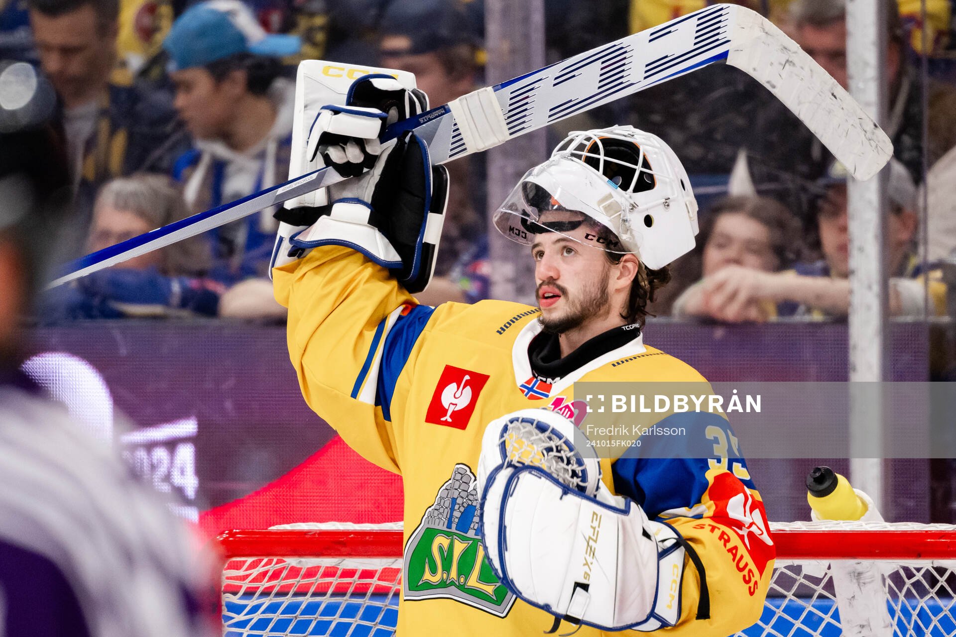 Goaltender Markus Röhnebaek Stensrud of Storhamar