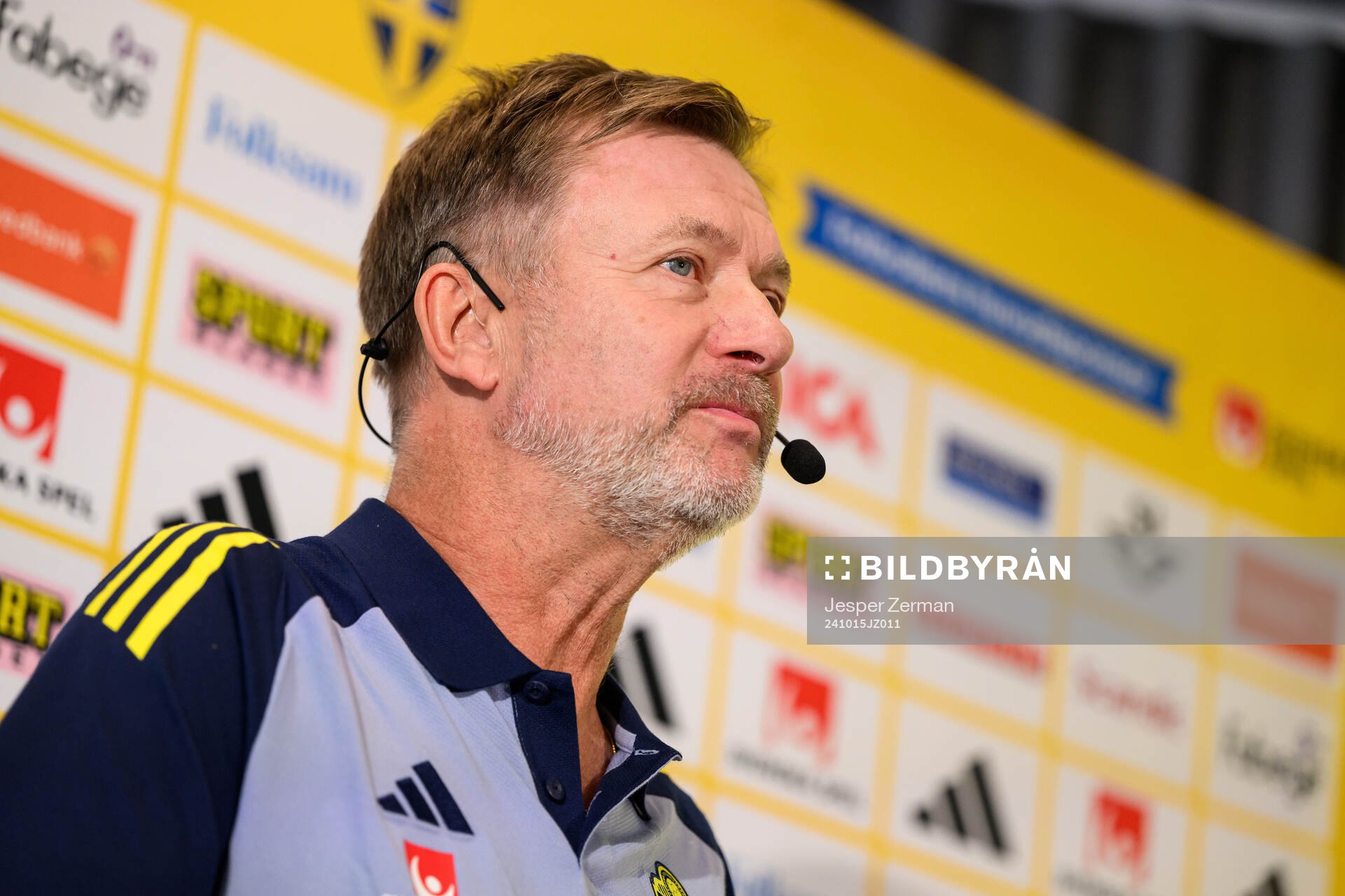 Head coach Peter Gerhardsson of the Swedish women's