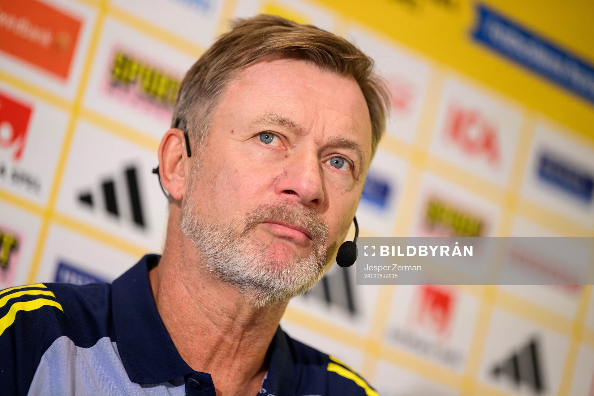 Head coach Peter Gerhardsson of the Swedish women's