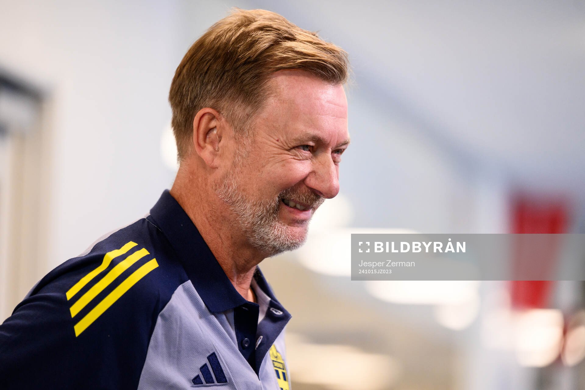 Head coach Peter Gerhardsson of the Swedish women's