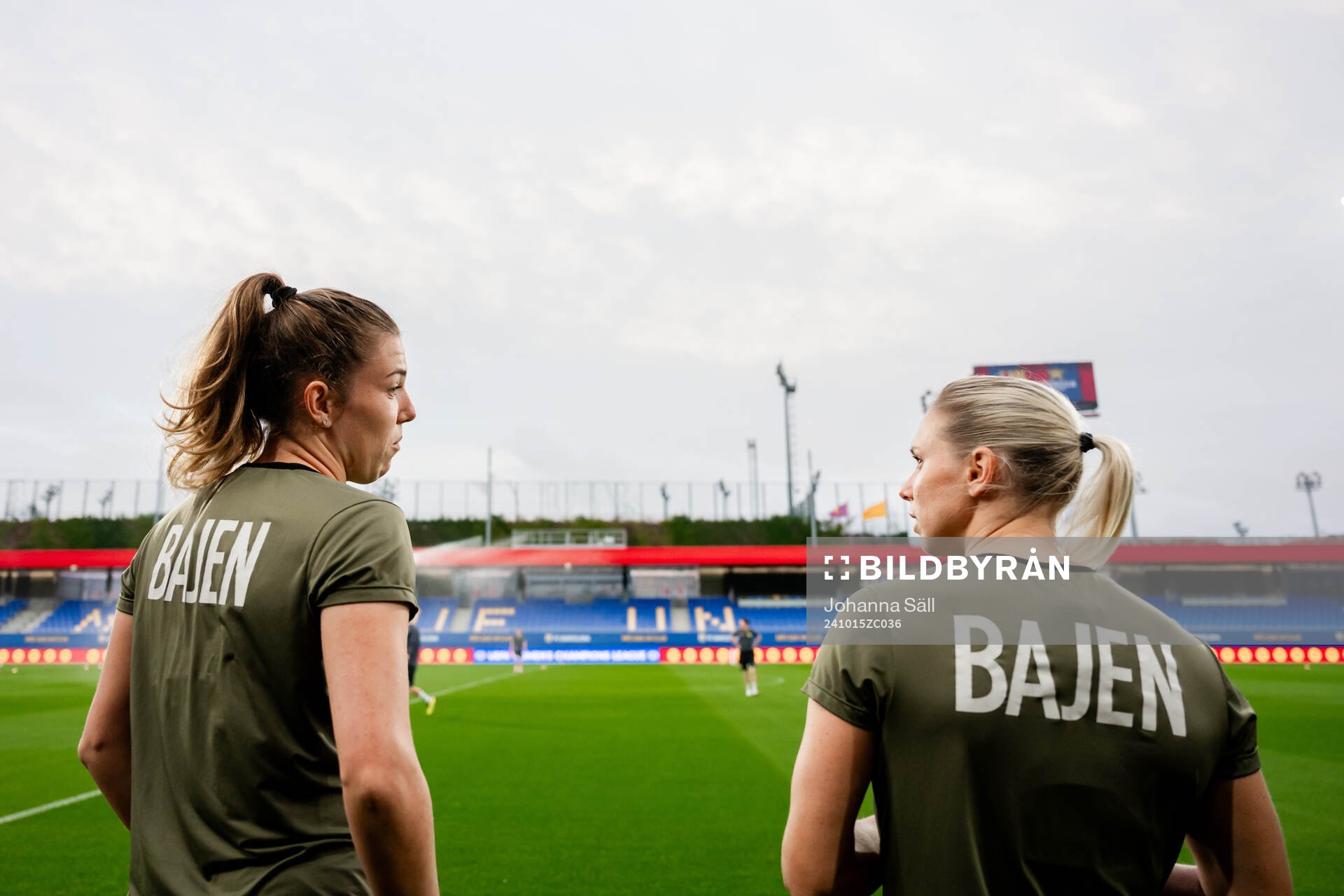 Emma Westin and Jonna Andersson of Hammarby