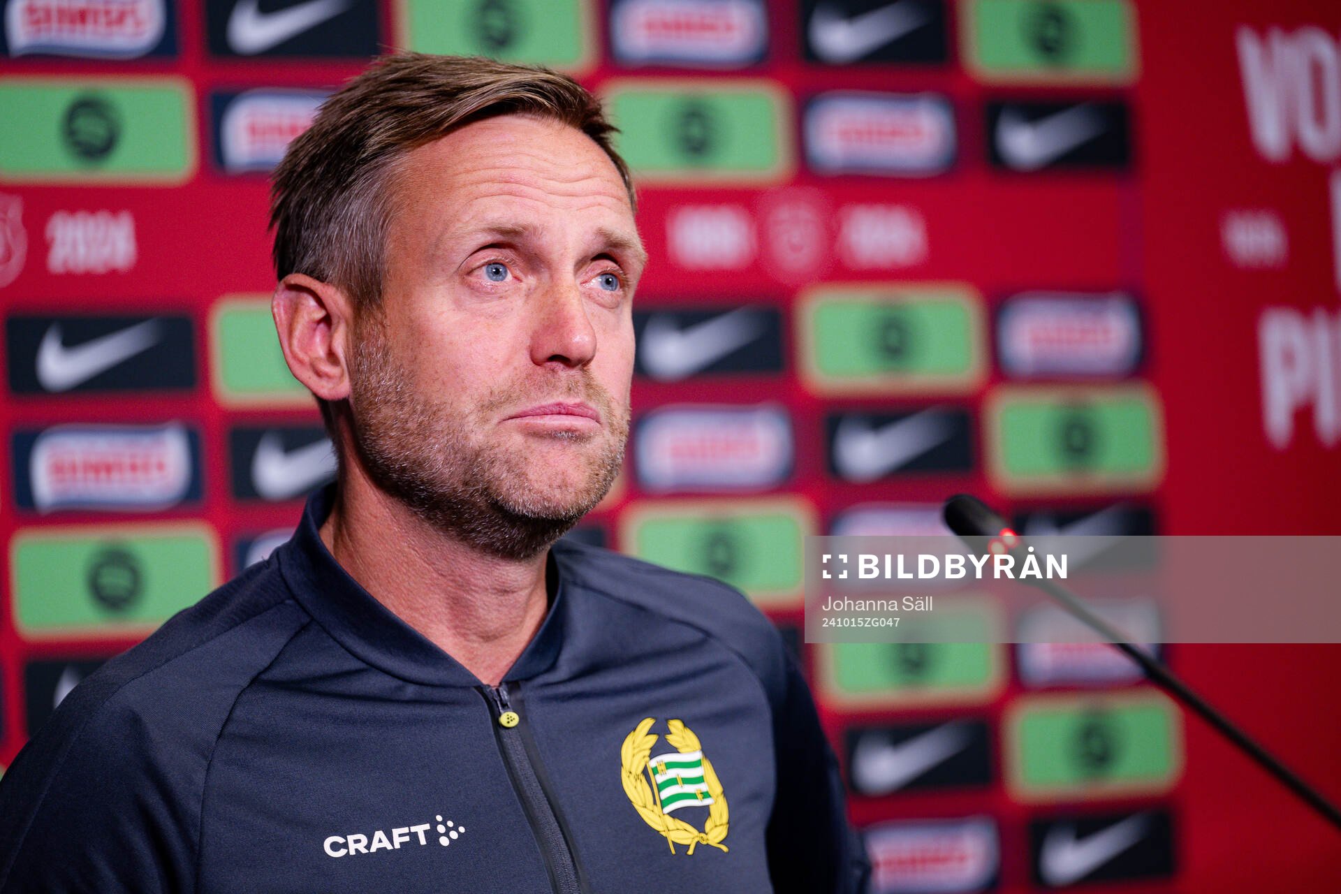 Head coach Martin Sjögren of Hammarby