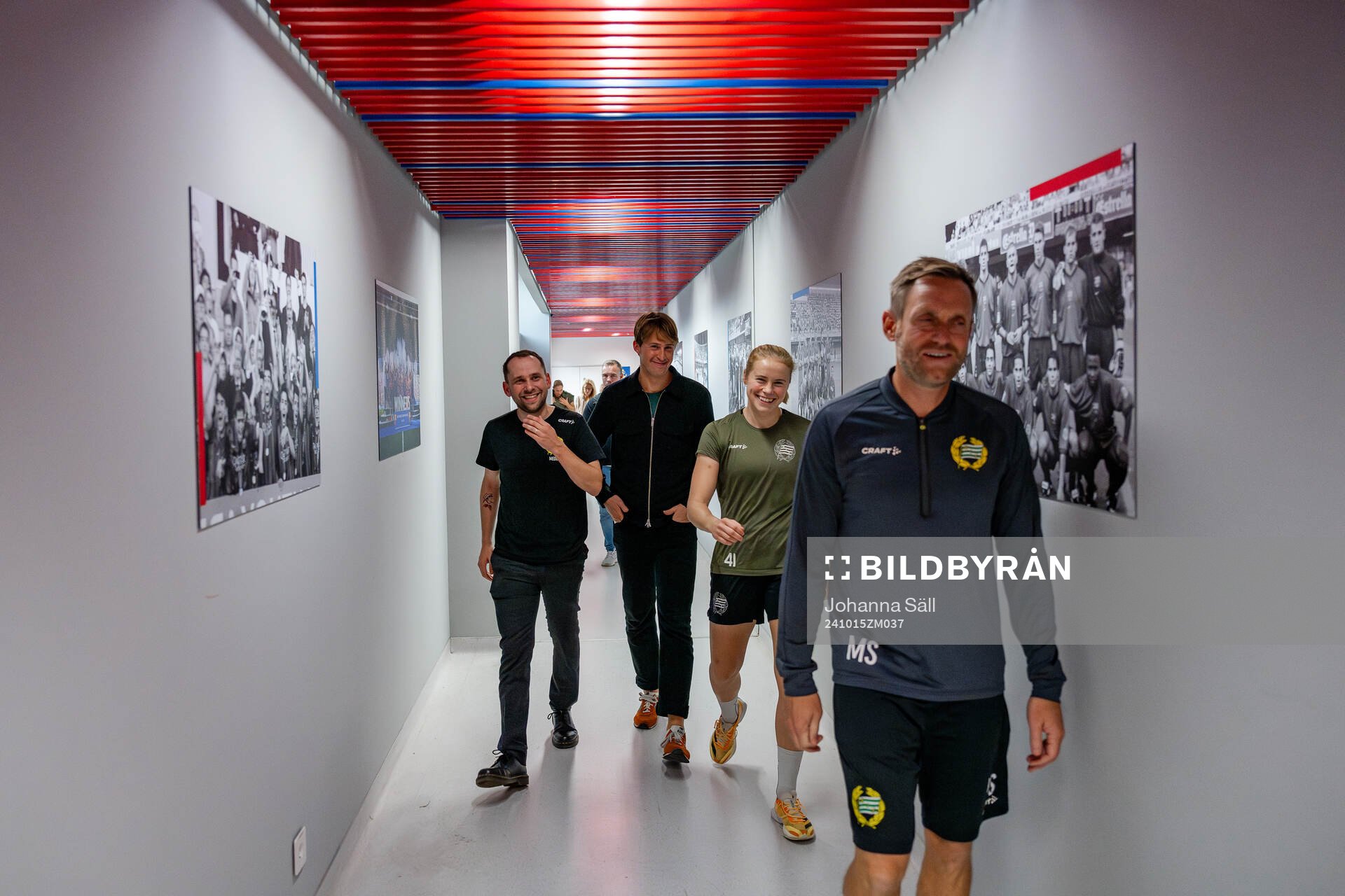 Julie Blakstad and Head coach Martin Sjögren of Hammarby