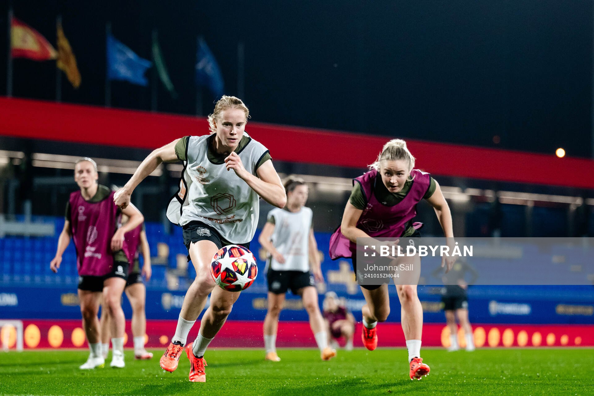 Julie Blakstad and Anna Jøsendal of Hammarby