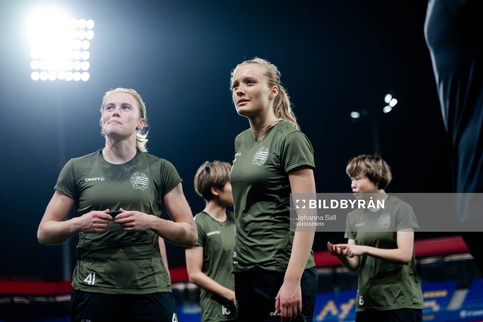 Julie Blakstad and Smilla Holmberg of Hammarby