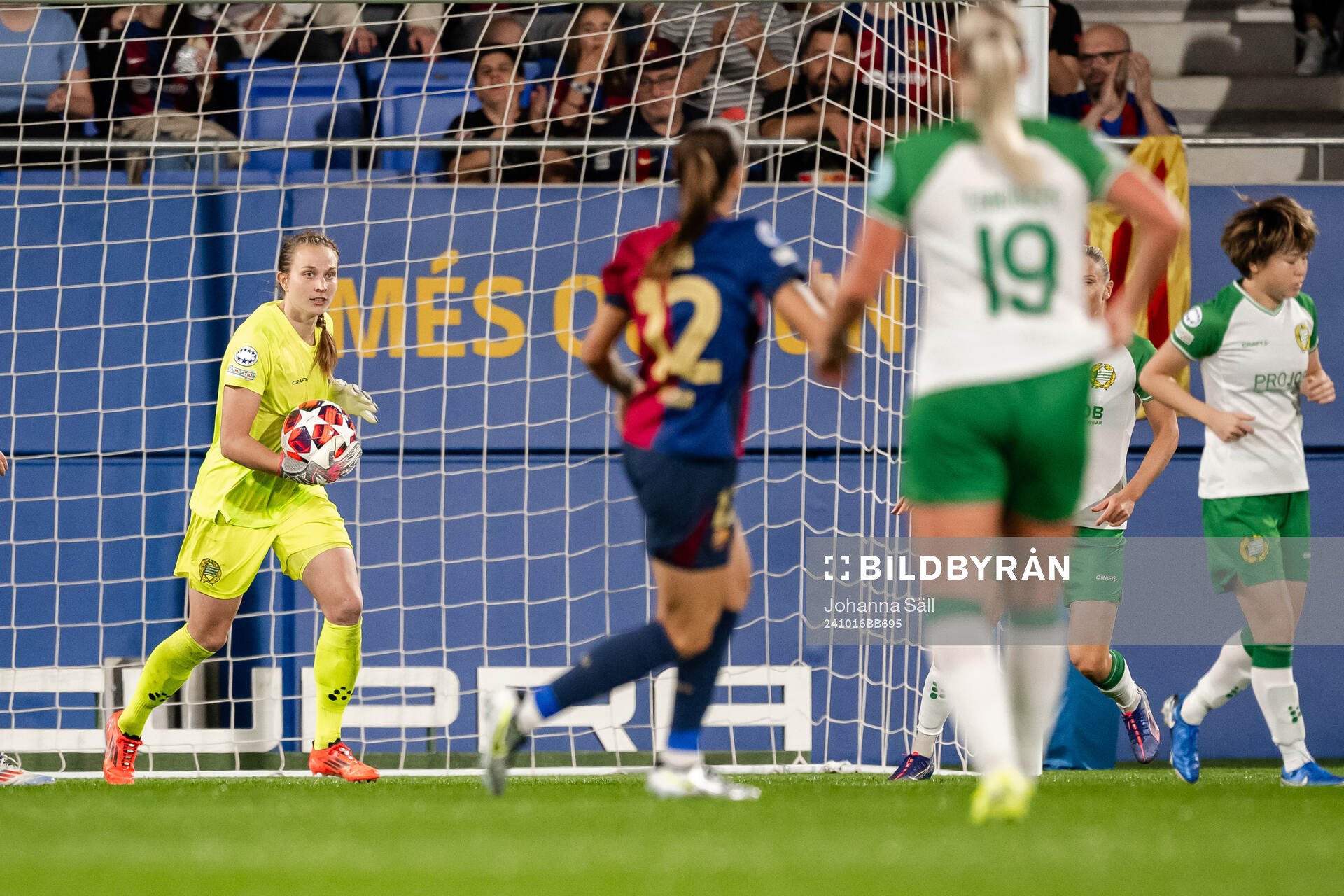 Goalkeeper Anna Tamminen of Hammarby