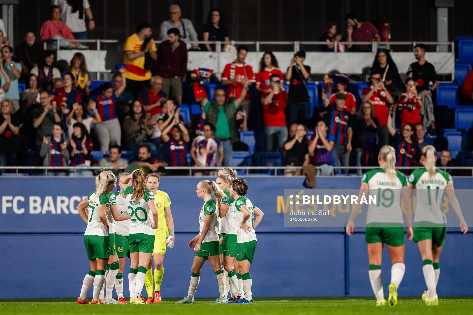 Players of Hammarby look dejected