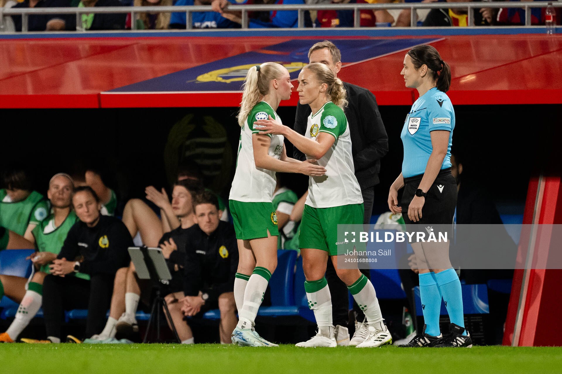 Emilie Joramo and Ellen Gibson of Hammarby