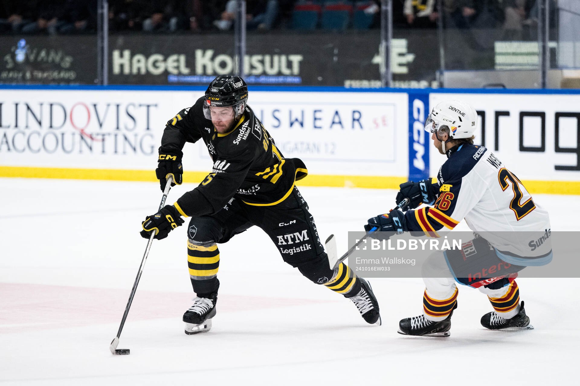AIKs Jordan Bellerive och Djurgårdens Fredric Weigel