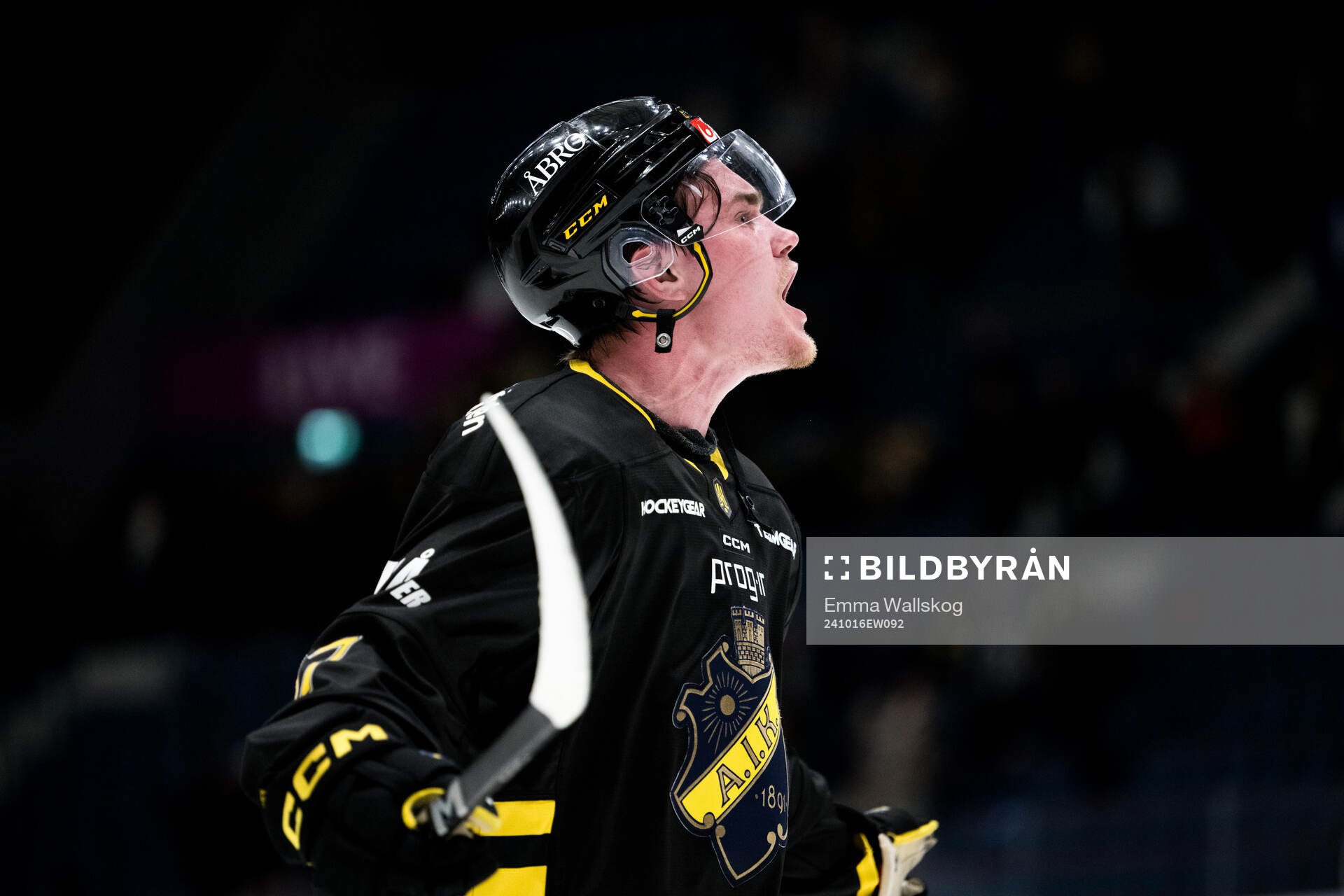 AIKs Christoffer Björk jublar