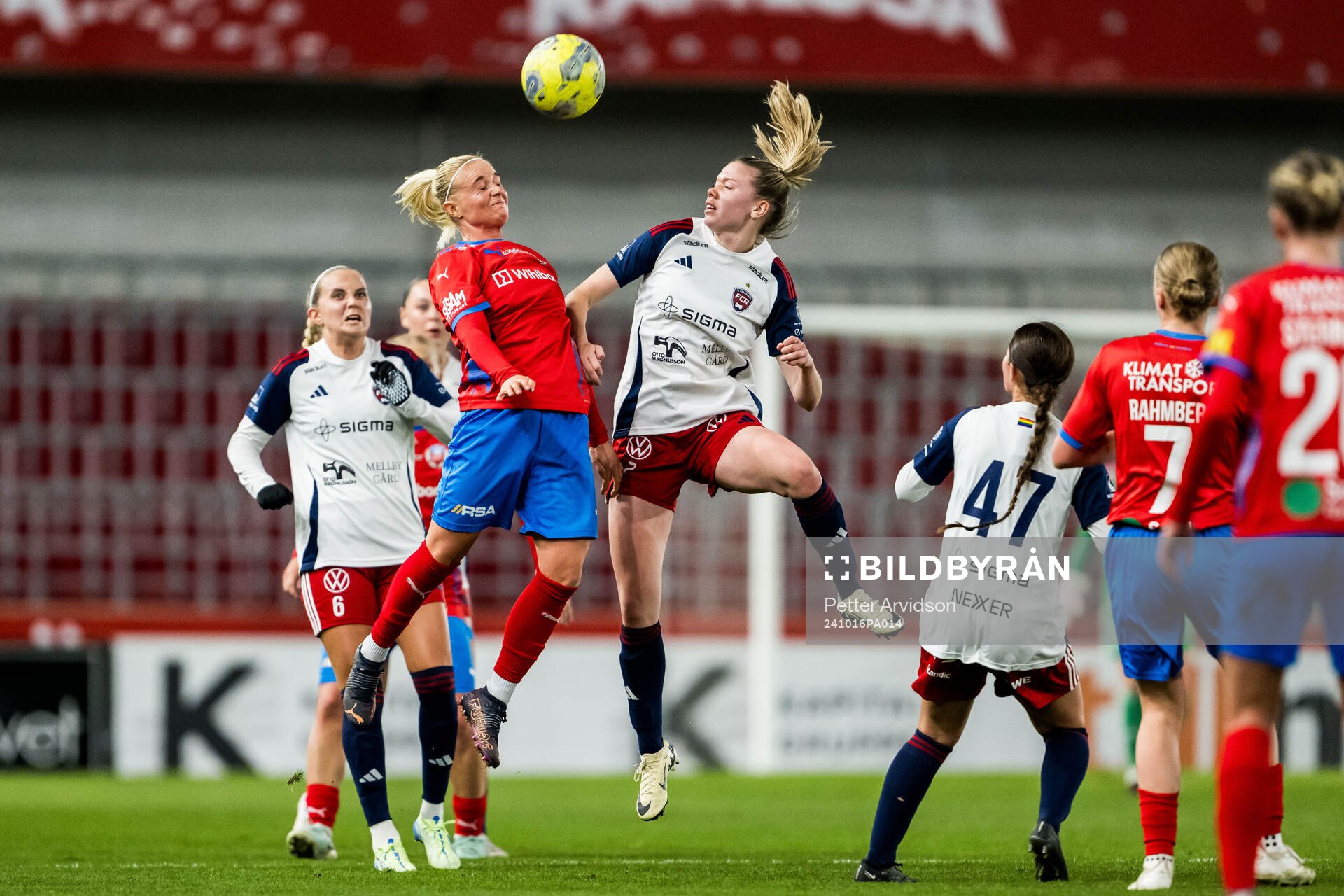 Helsingborgs Melina Skarström och FC Rosengårds Bea Sprung