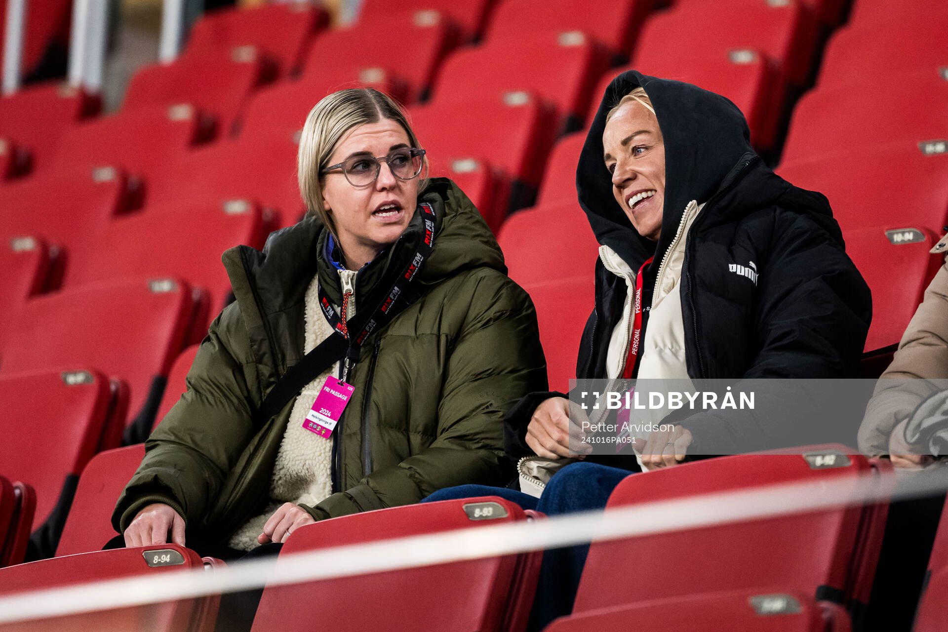 FC Rosengårds Olivia Schough och Caroline Seger