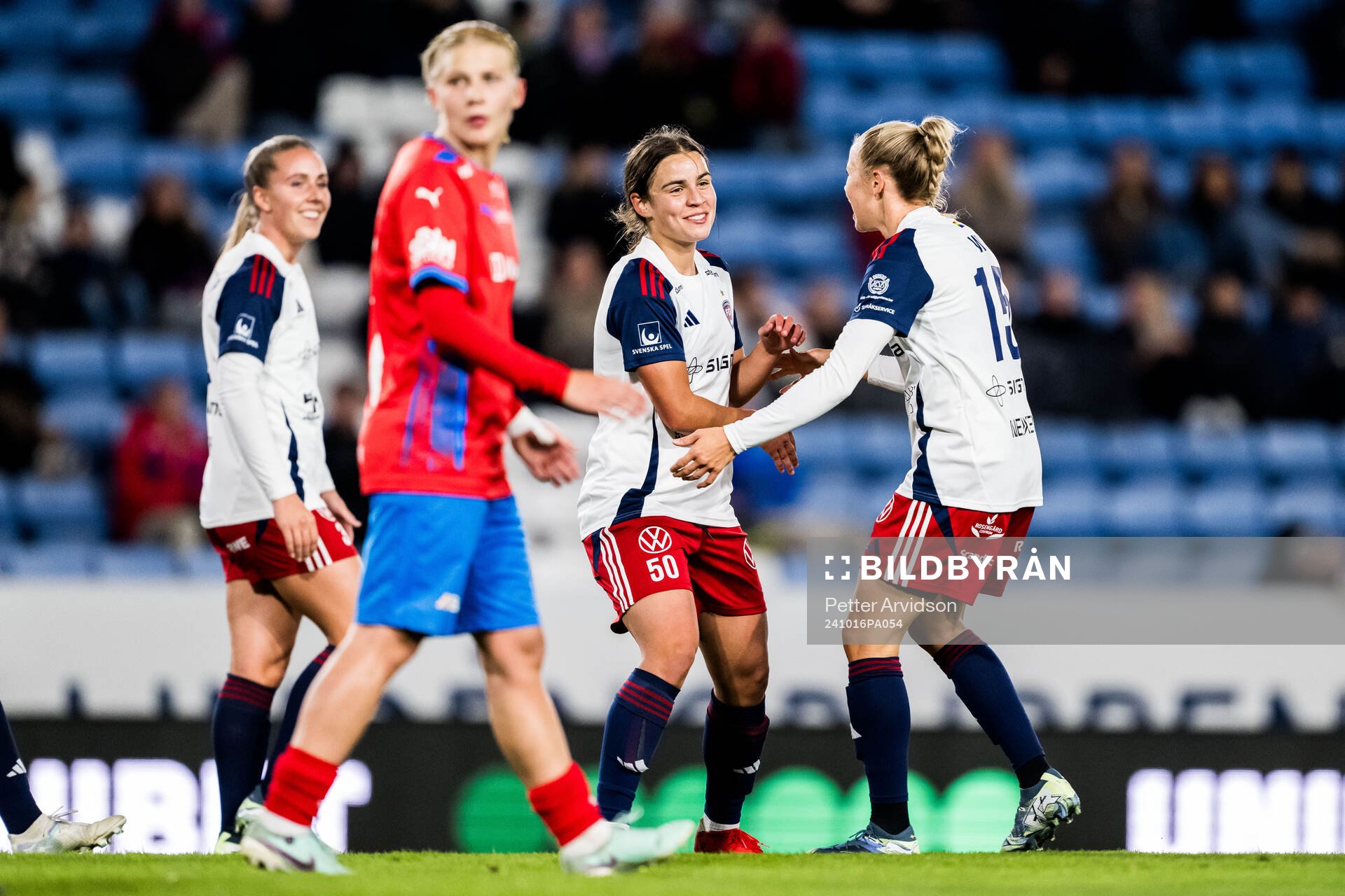 FC Rosengårds Rebecca Maravall jublar