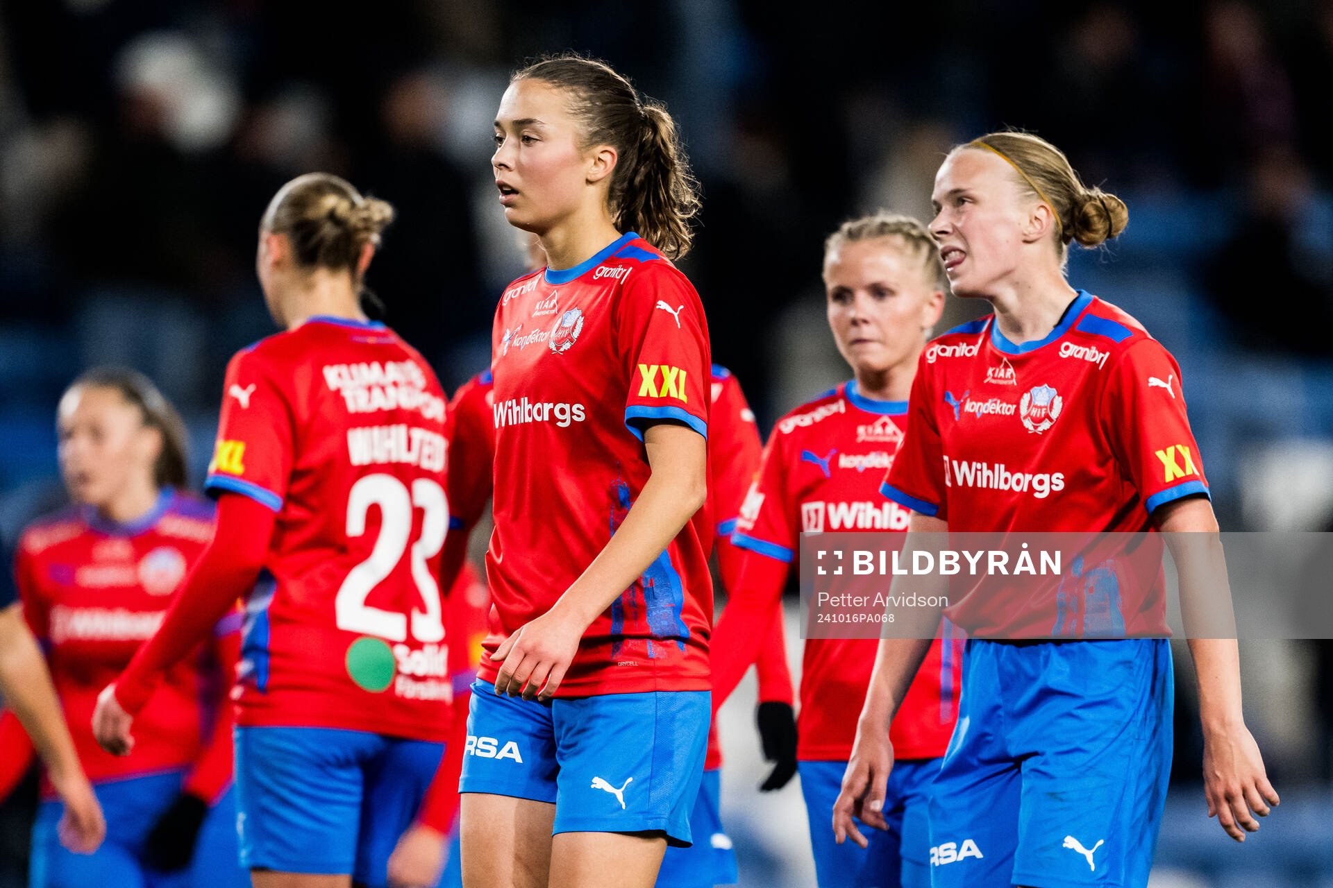 Helsingborgs Maja Nilsson och Cornelia Rahmberg deppar