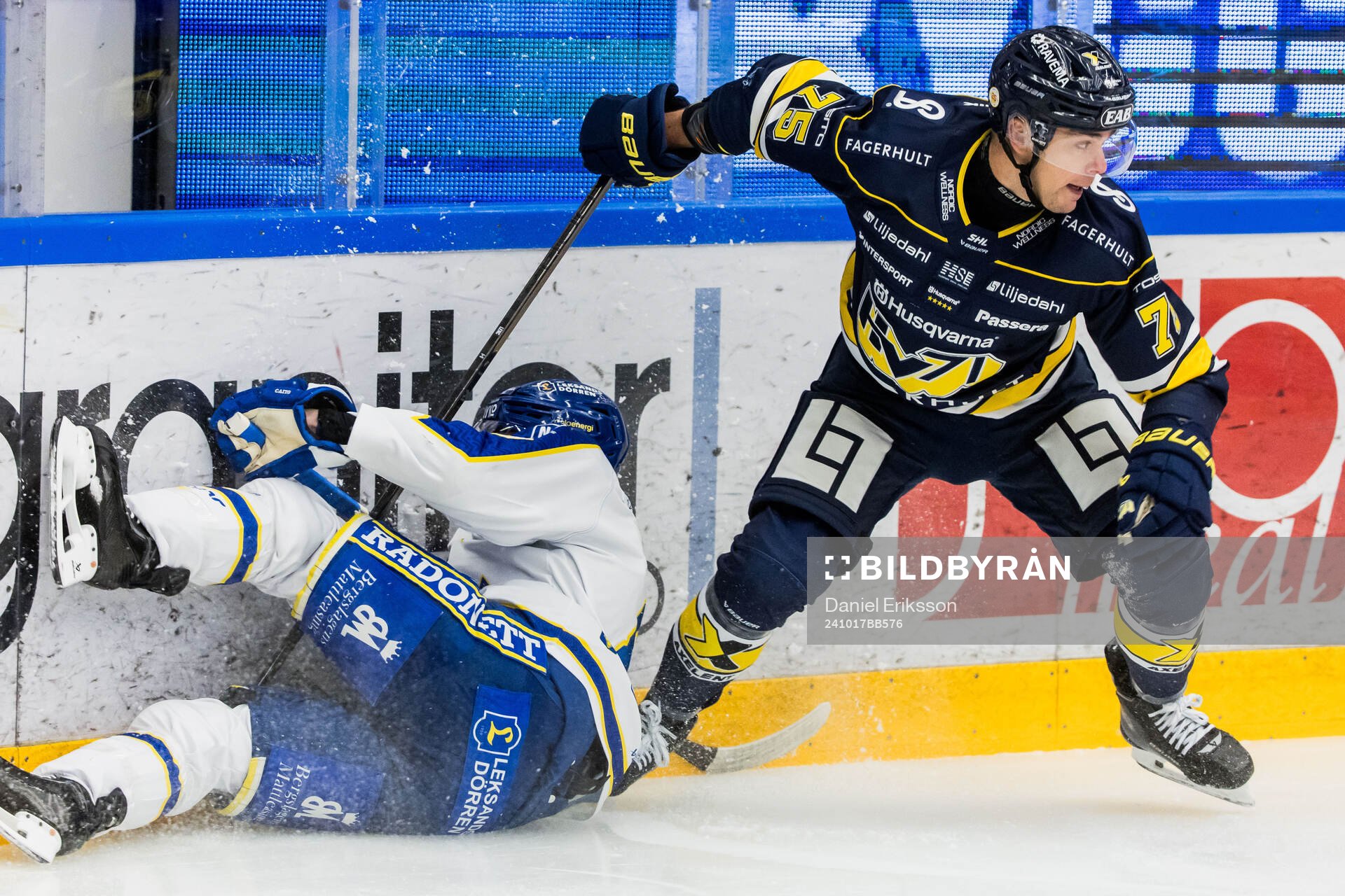 Leksands Matt Caito och HV71s Radan Lenc