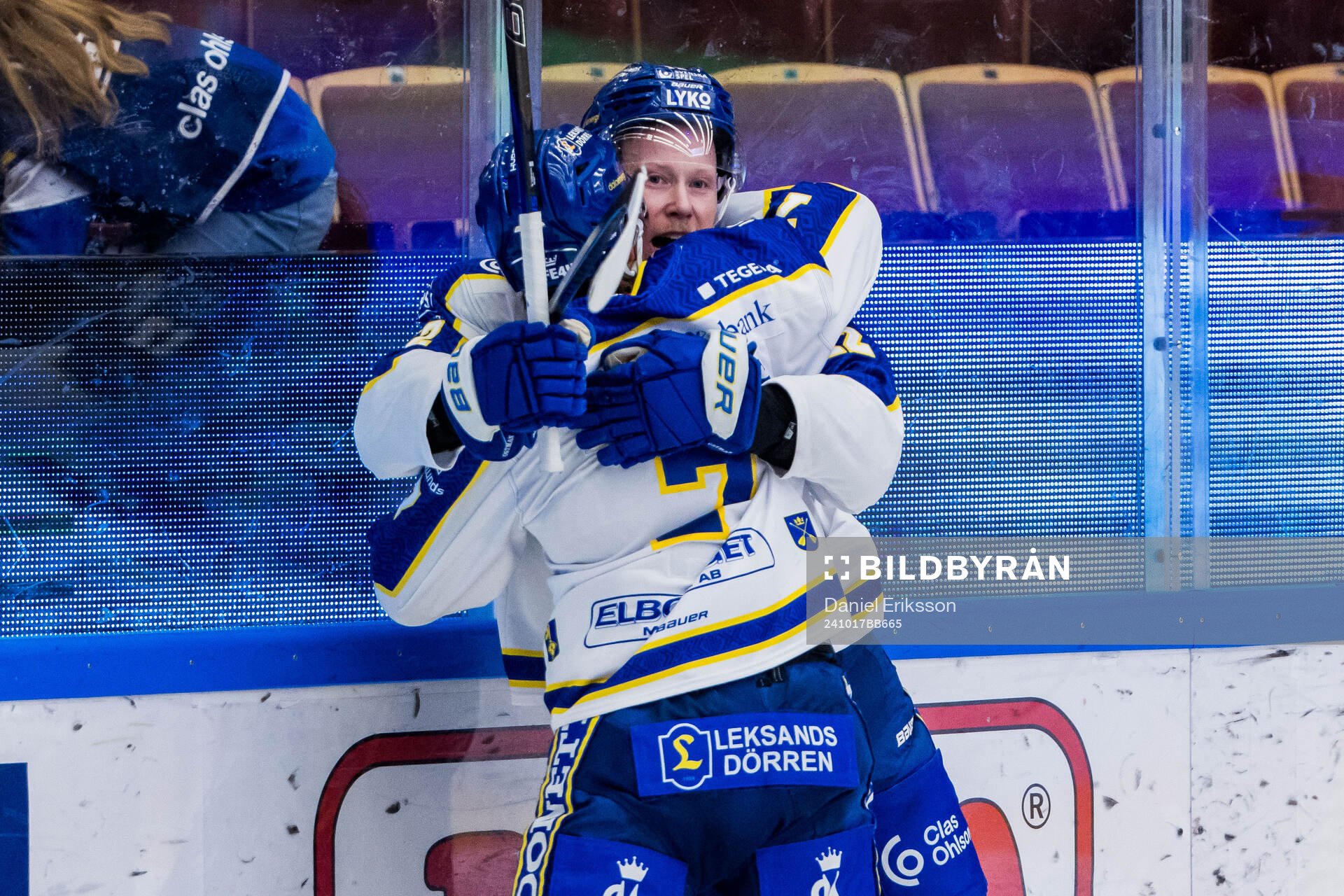 Leksands Arvid Eljas jublar