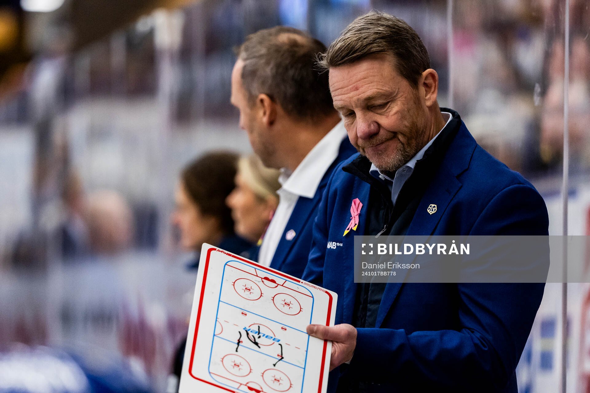 Leksands tränare Charles Berglund