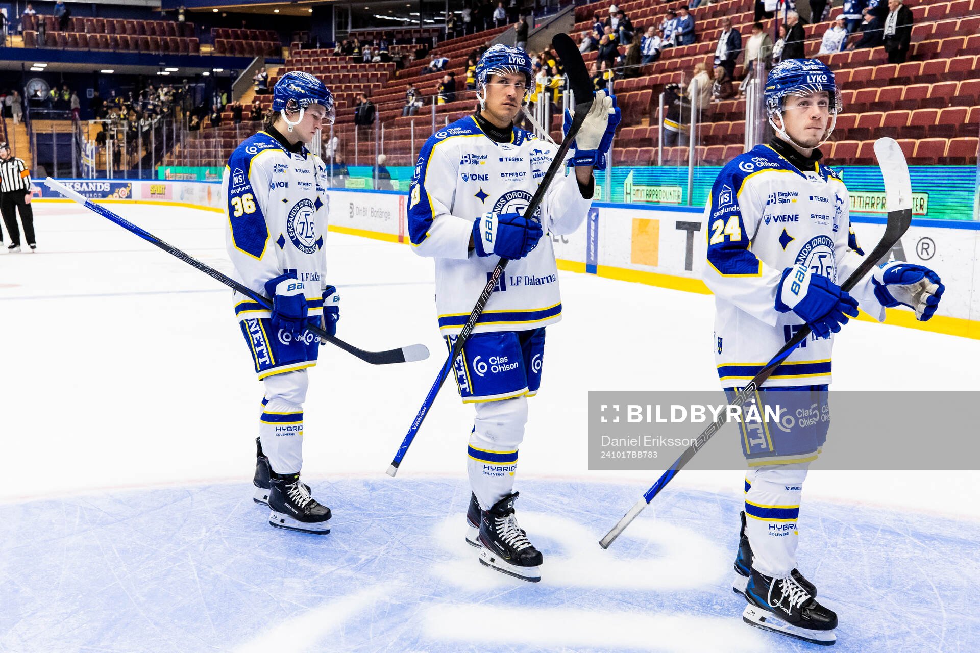 Leksands Hannes Hellberg och Jon Knuts och Arvid Eljas