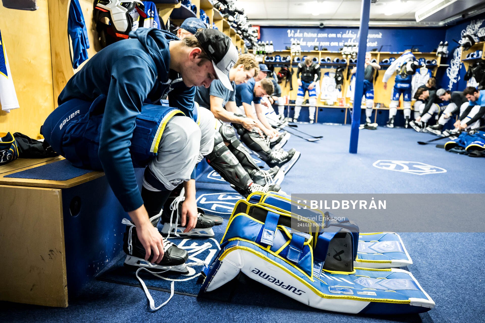 Leksands målvakt Marcus Gidlöf