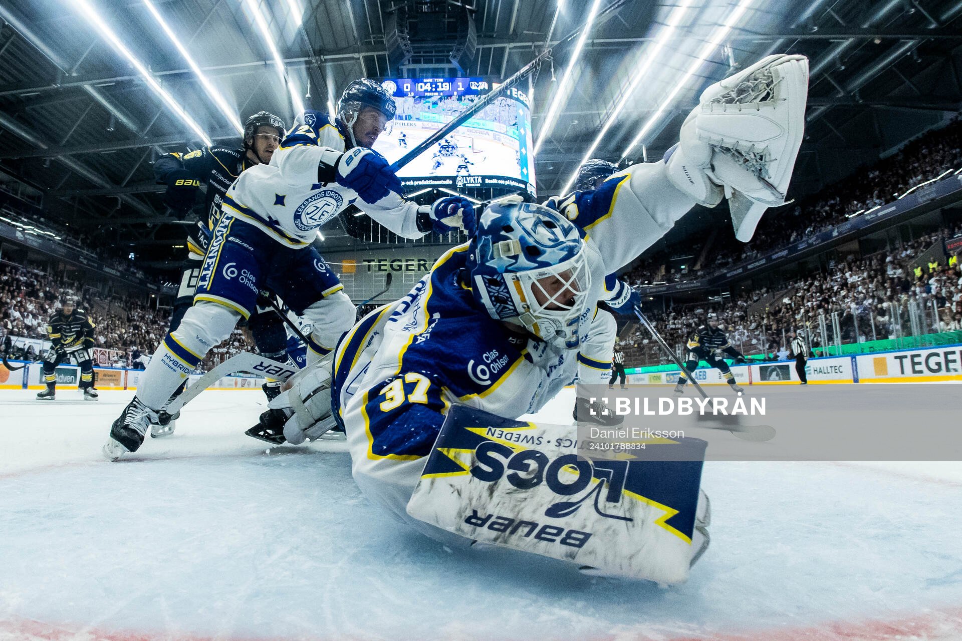Leksands målvakt Jakob Hellsten