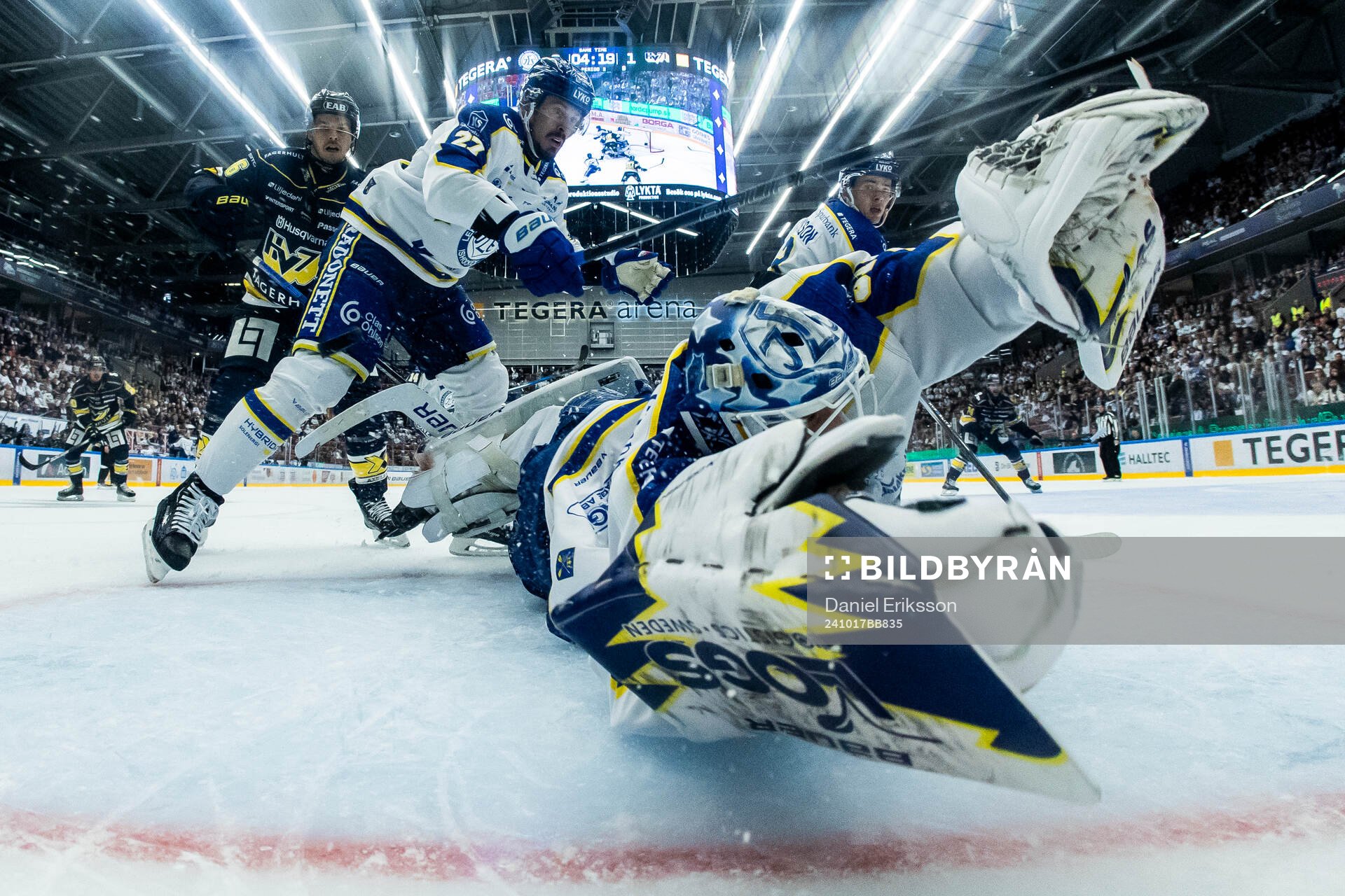 Leksands målvakt Jakob Hellsten