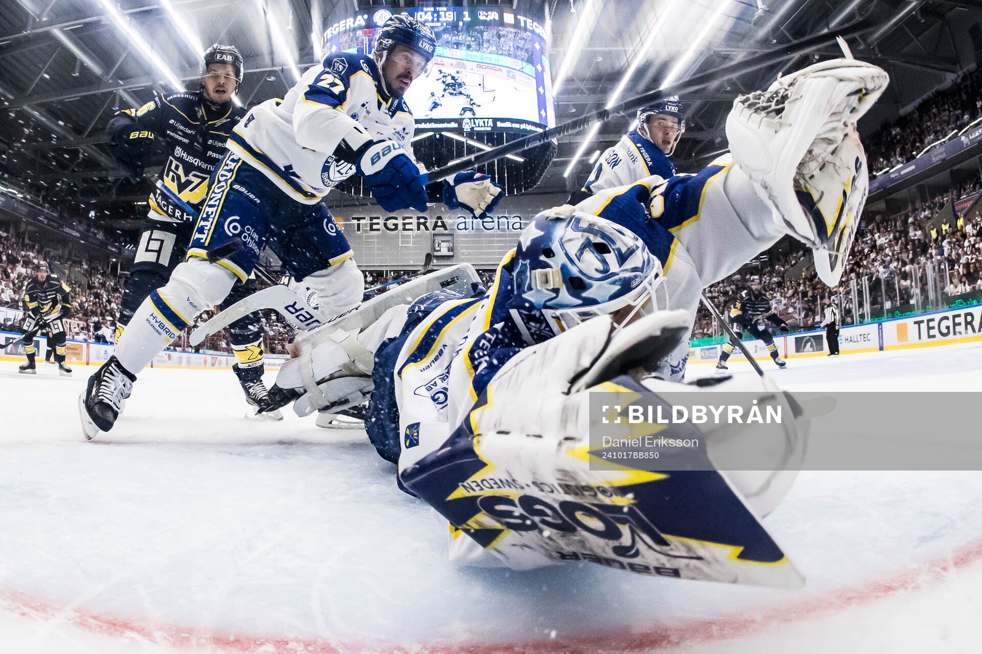 Leksands målvakt Jakob Hellsten