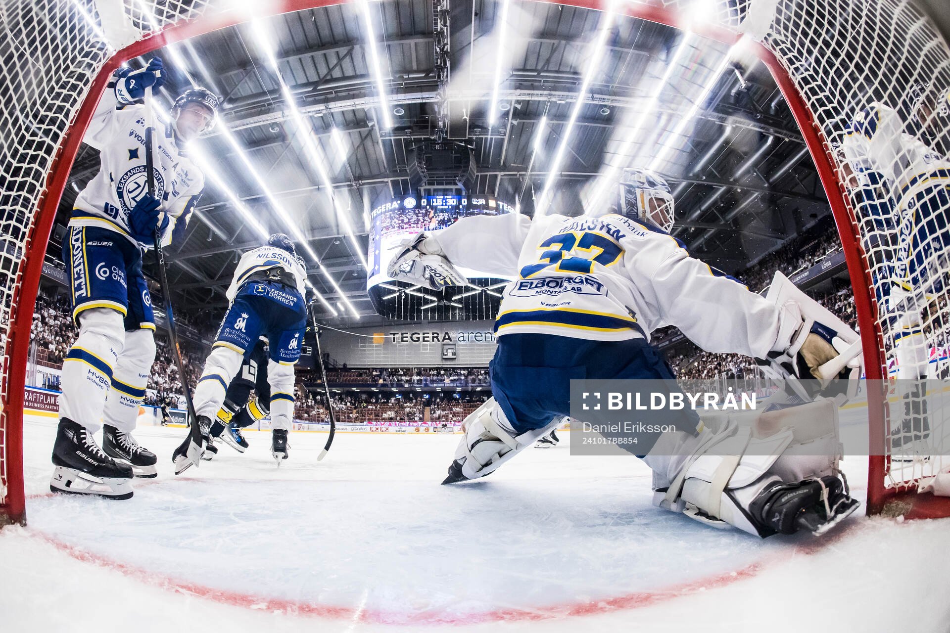 Leksands målvakt Jakob Hellsten