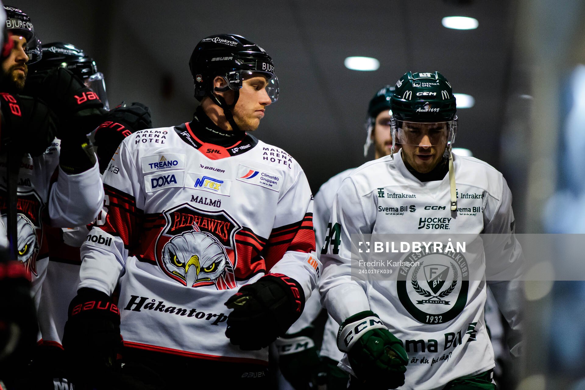 Malmö Redhawks Matias Lassen och Färjestads Michael