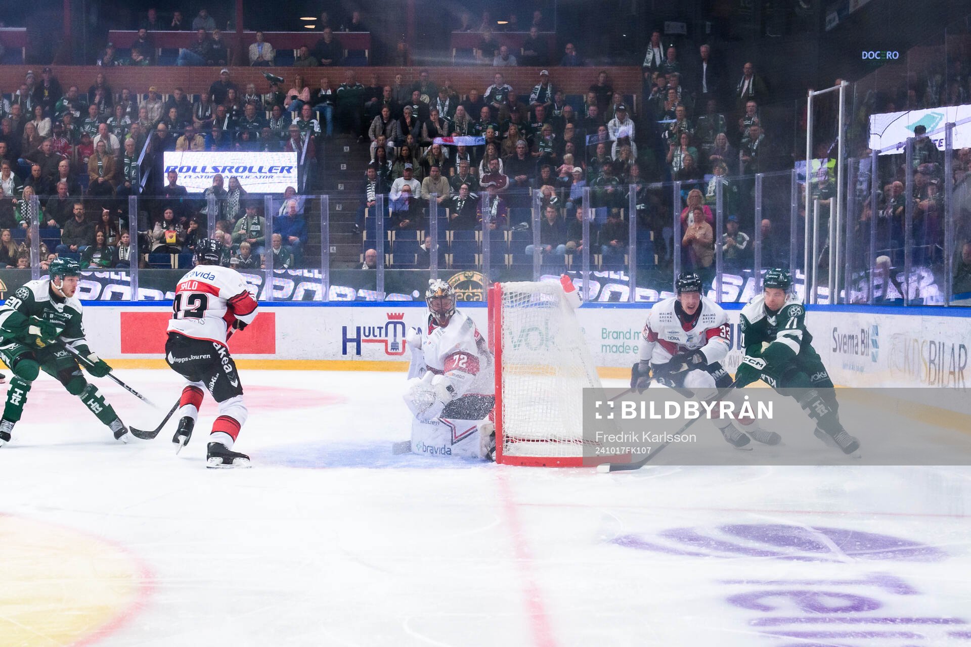 Malmö Redhawks Lassi Thomson och Färjestads Viktor Lodin