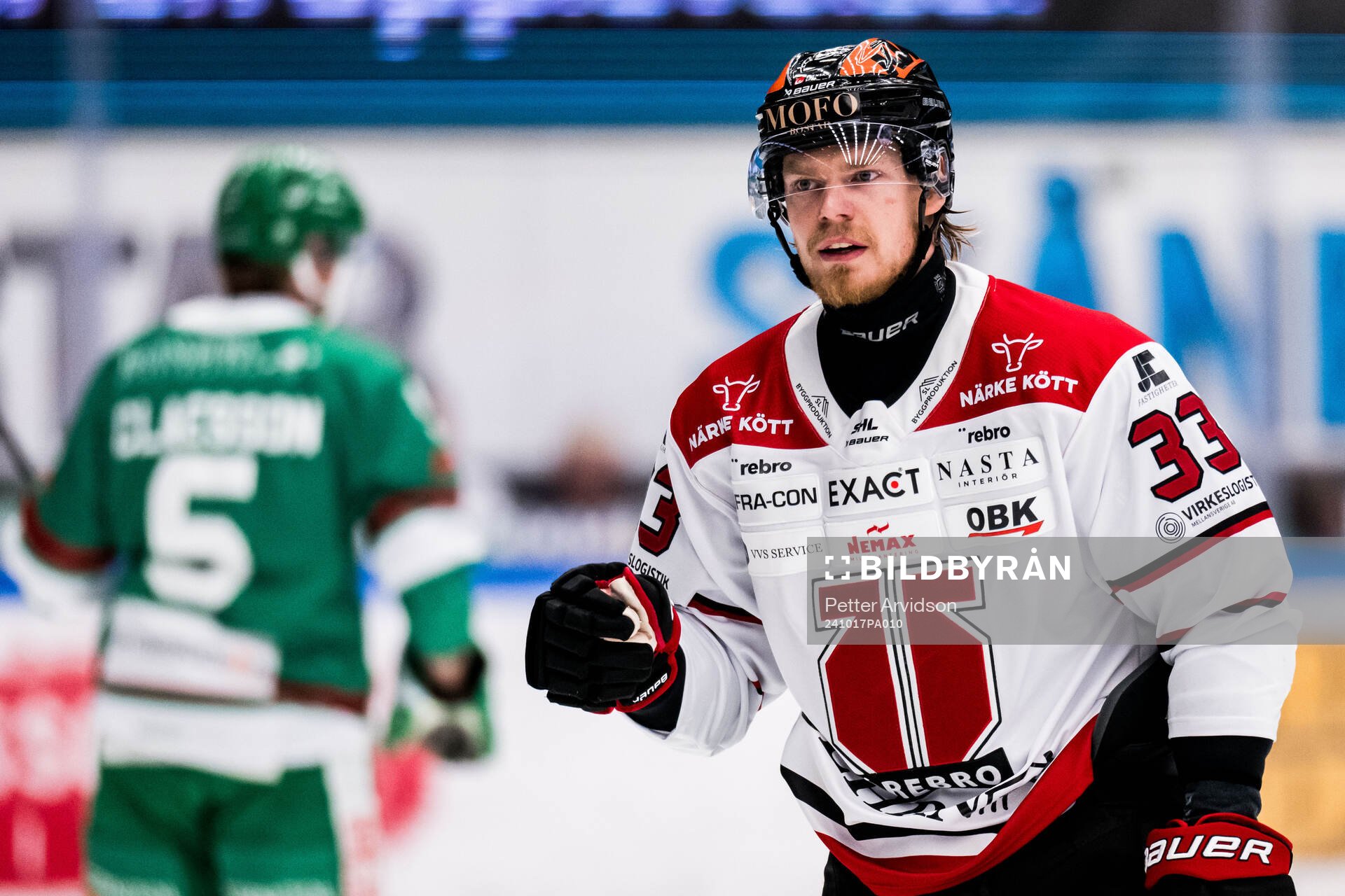 Örebros Christopher Mastomäki jublar
