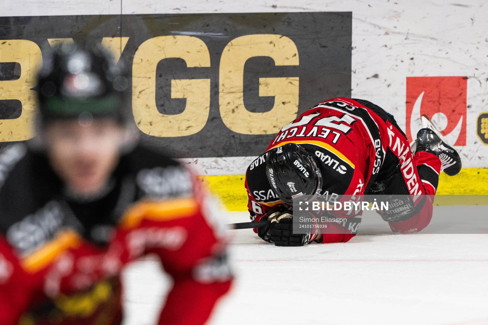 Luleås Anton Levtchi har ont