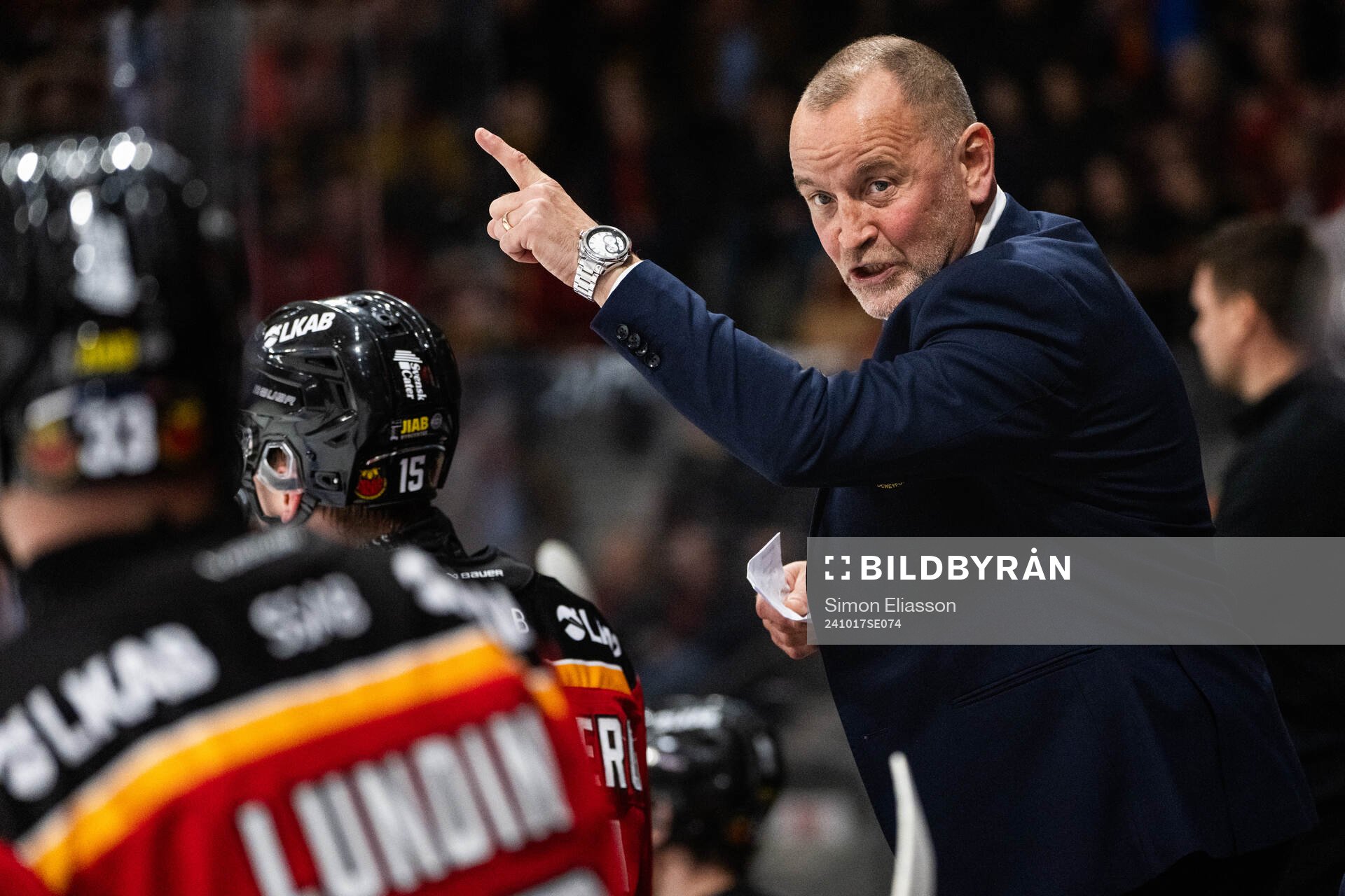 Luleås tränare Thomas Berglund