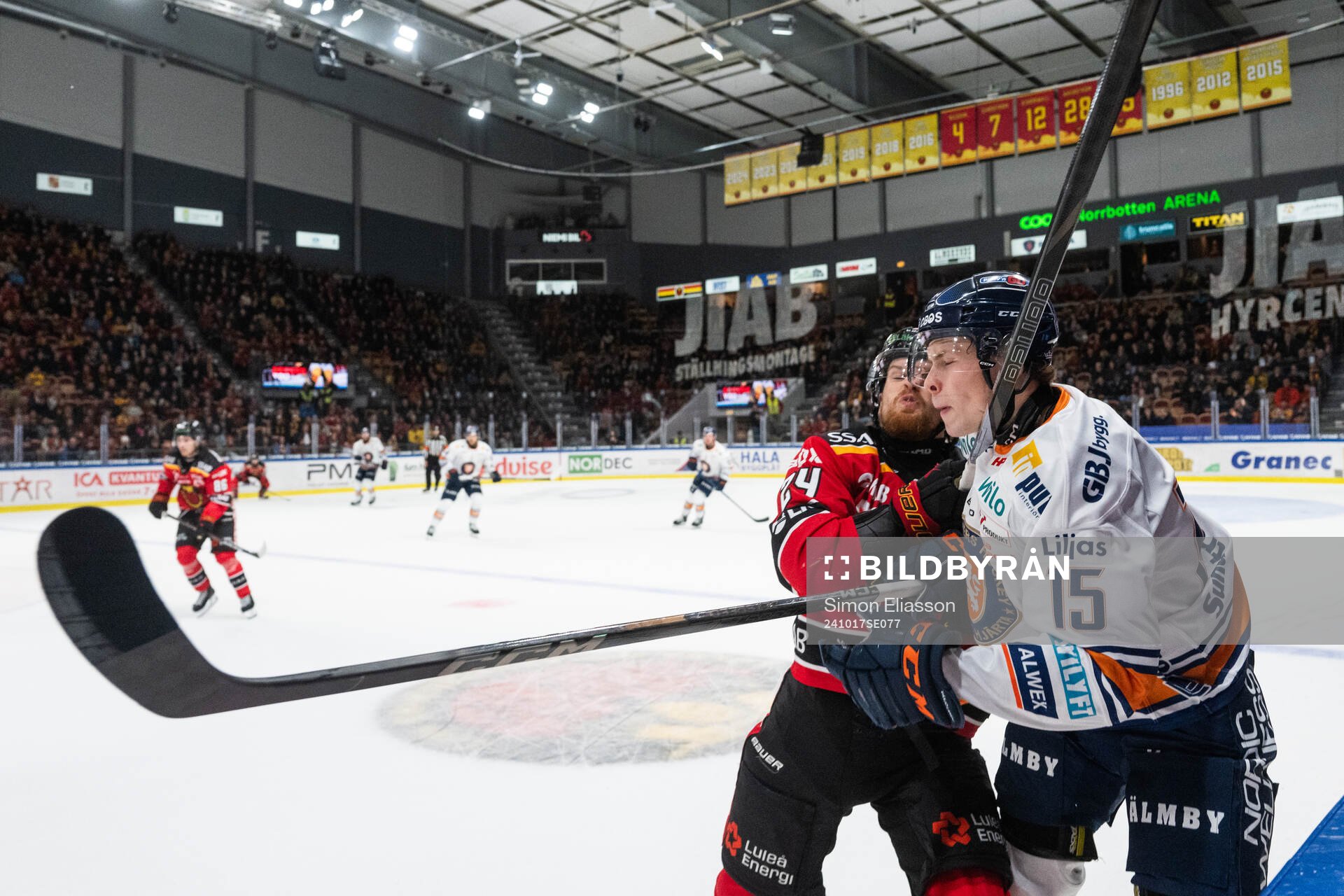 Luleås Brendan Shinnimin och Växjös Anton Linde