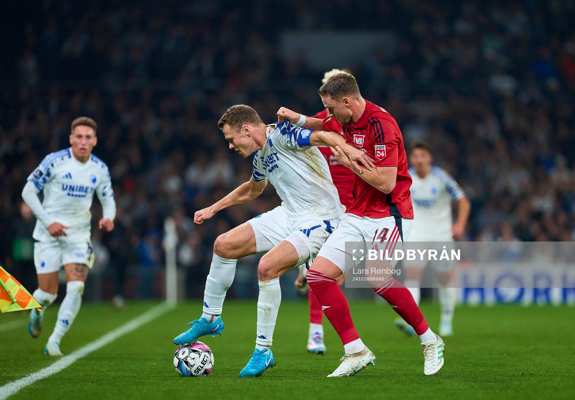 COPENHAGEN, DENMARK - OCTOBER 18: Viktor Claesson of FC
