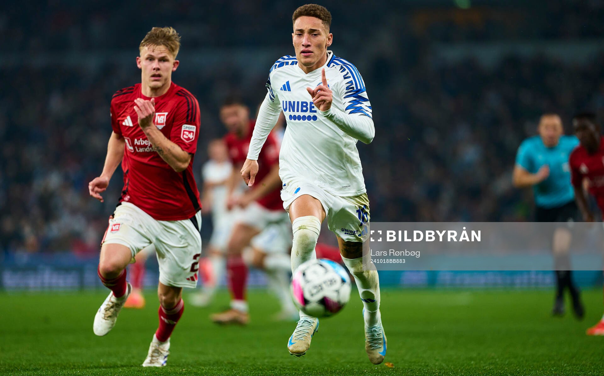 COPENHAGEN, DENMARK - OCTOBER 18: Robert Silva of FC