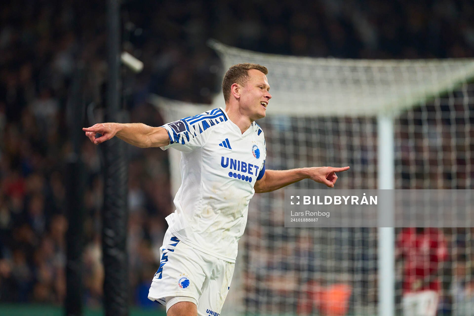 COPENHAGEN, DENMARK - OCTOBER 18: Viktor Claesson of FC