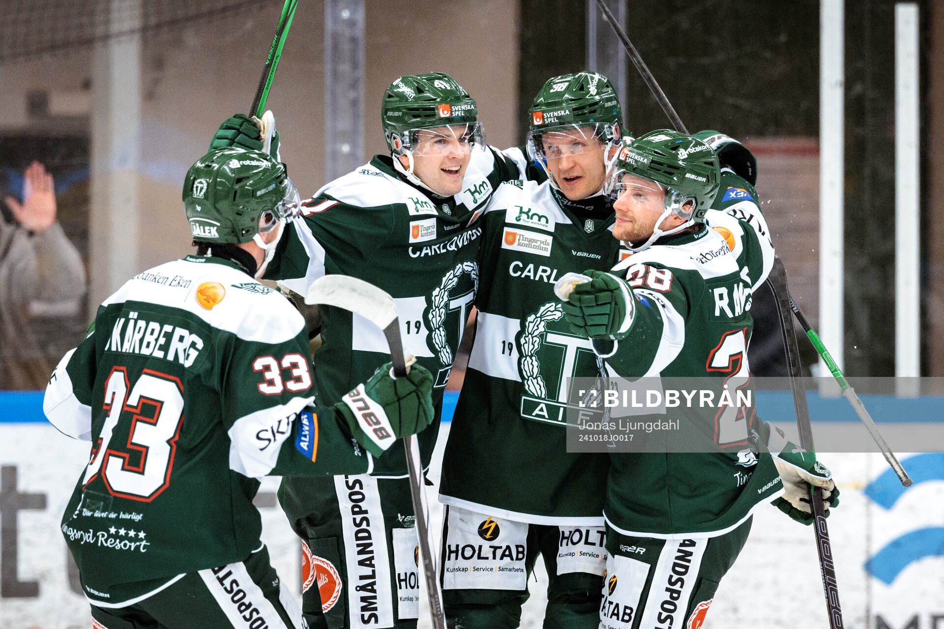 Tingsryds Melker Eriksson, William Fransson och Teemu