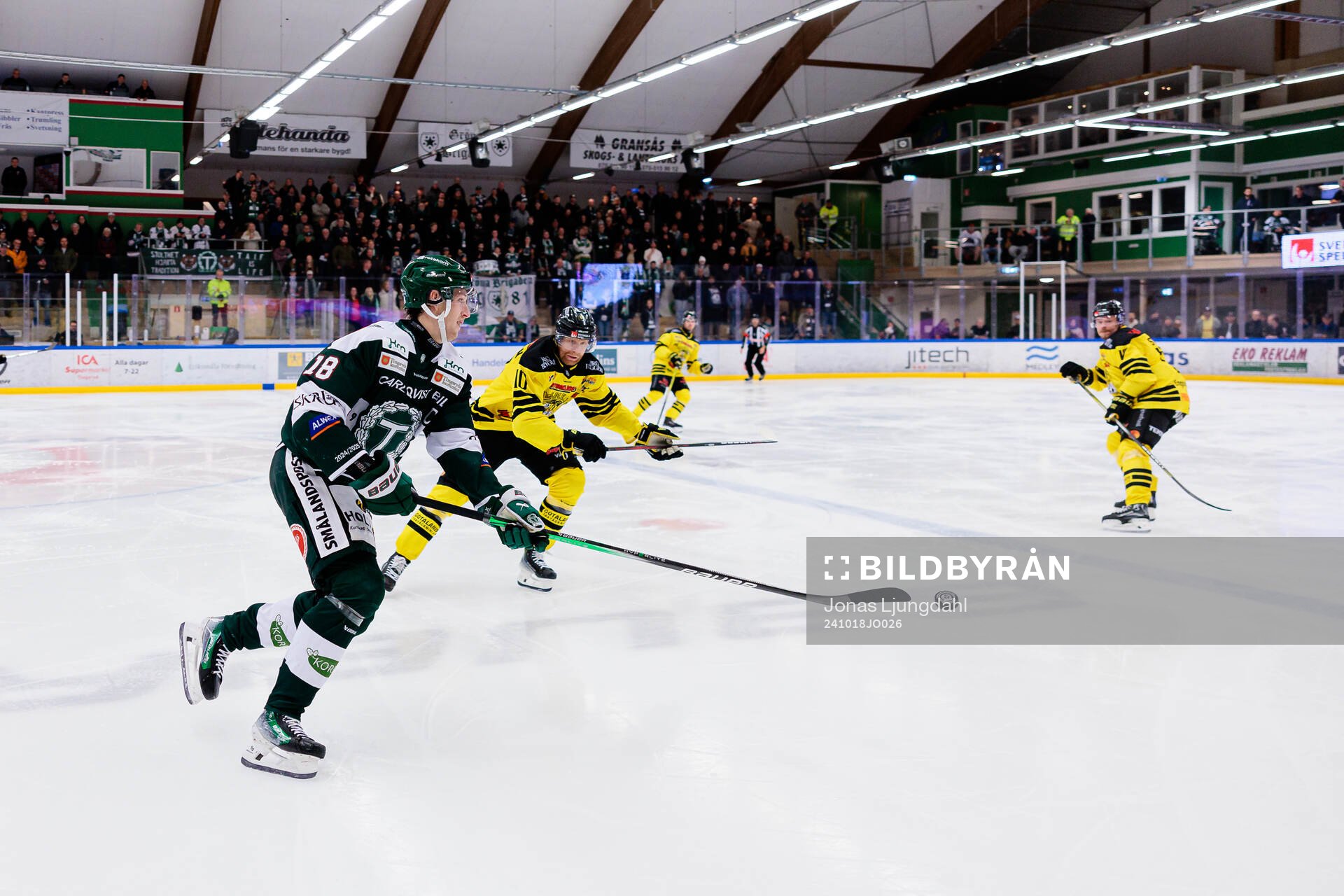 Tingsryds Jacob Svensson och Vimmerbys Jakob Karlsson