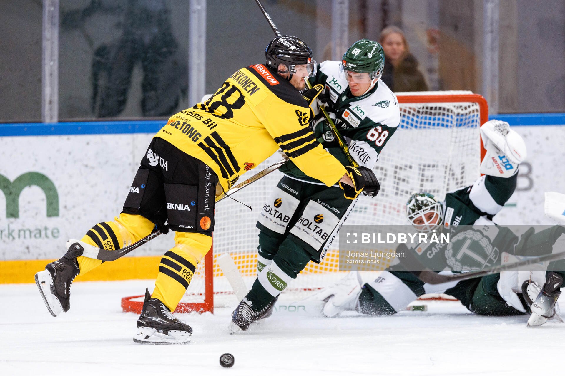 Vimmerbys Jesper Kokkonen och Tingsryds Theo Nordlund